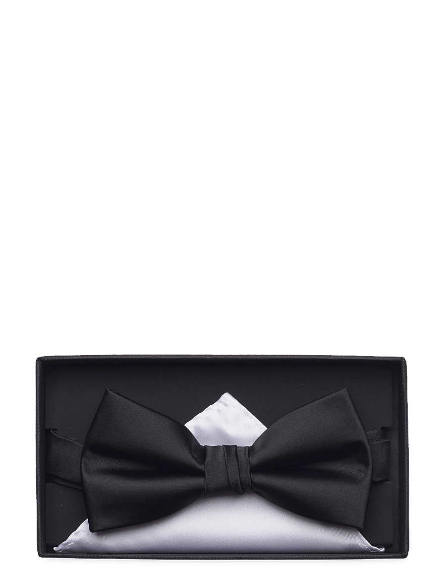 Lindbergh Black - Polyester bow tie - bow ties - black - 0