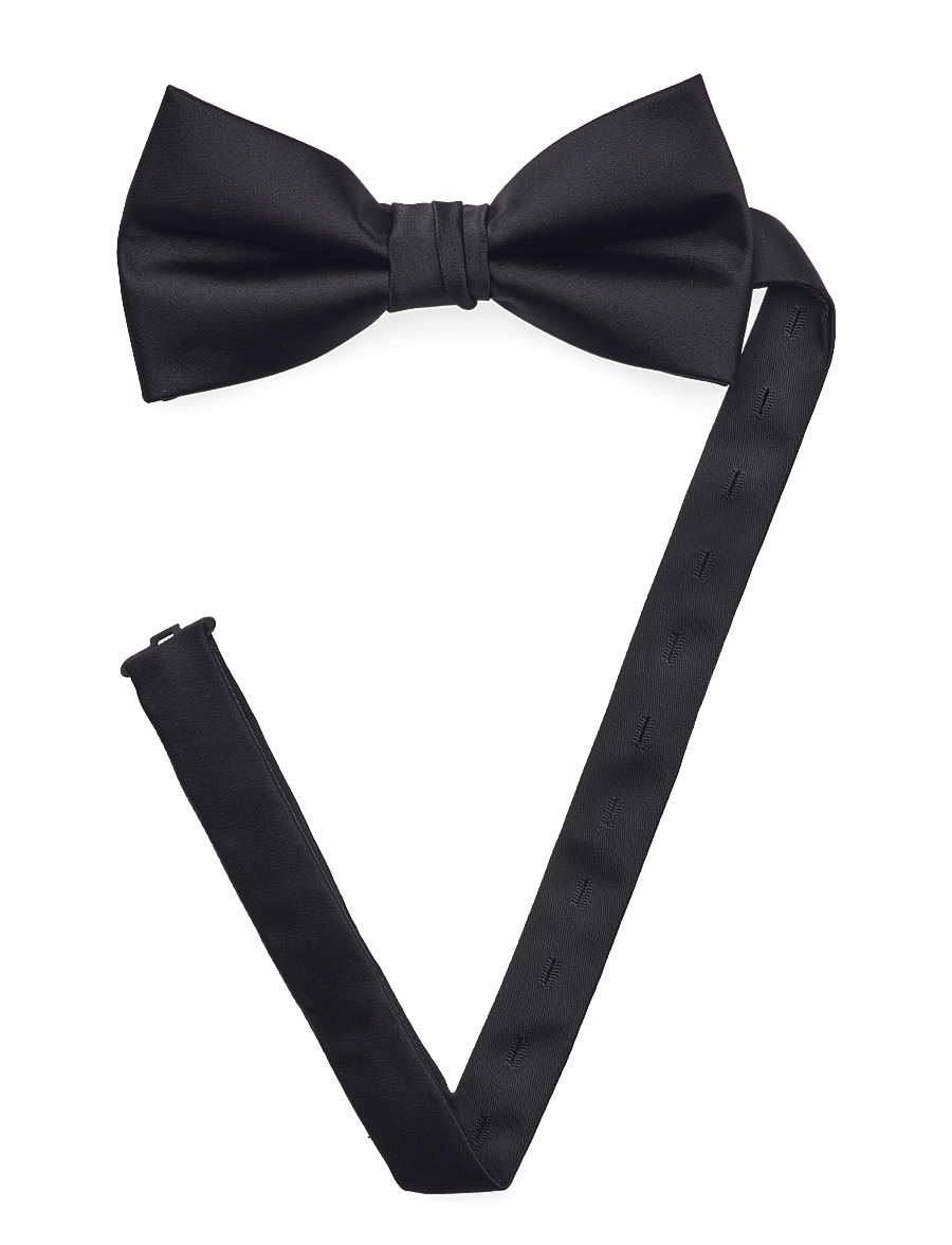 Lindbergh Black - Polyester bow tie - bow ties - black - 3