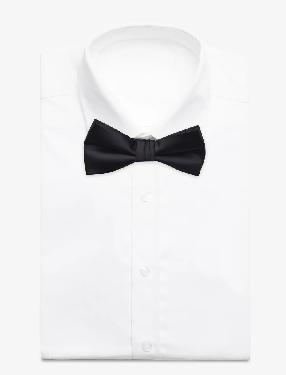 Lindbergh Black - Polyester bow tie - fliegen - black - 4