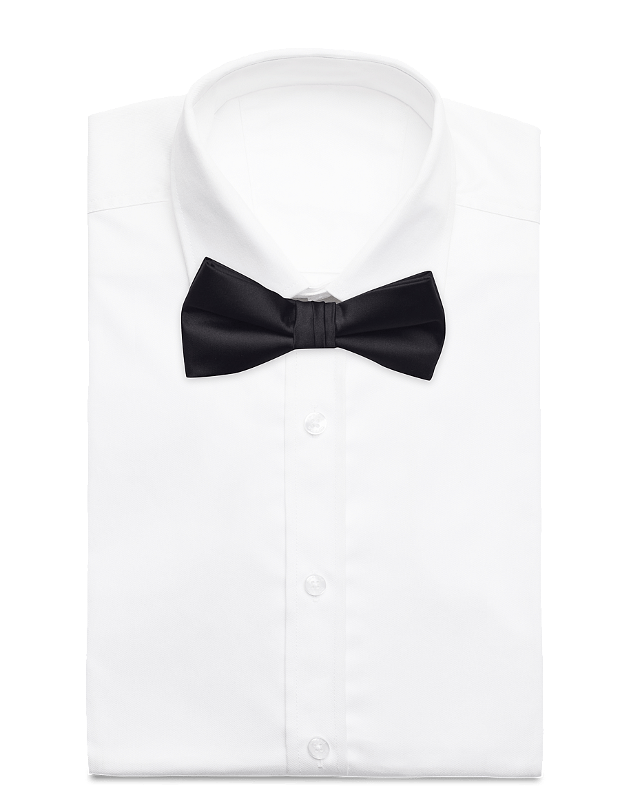 Lindbergh Black - Polyester bow tie - bow ties - black - 4