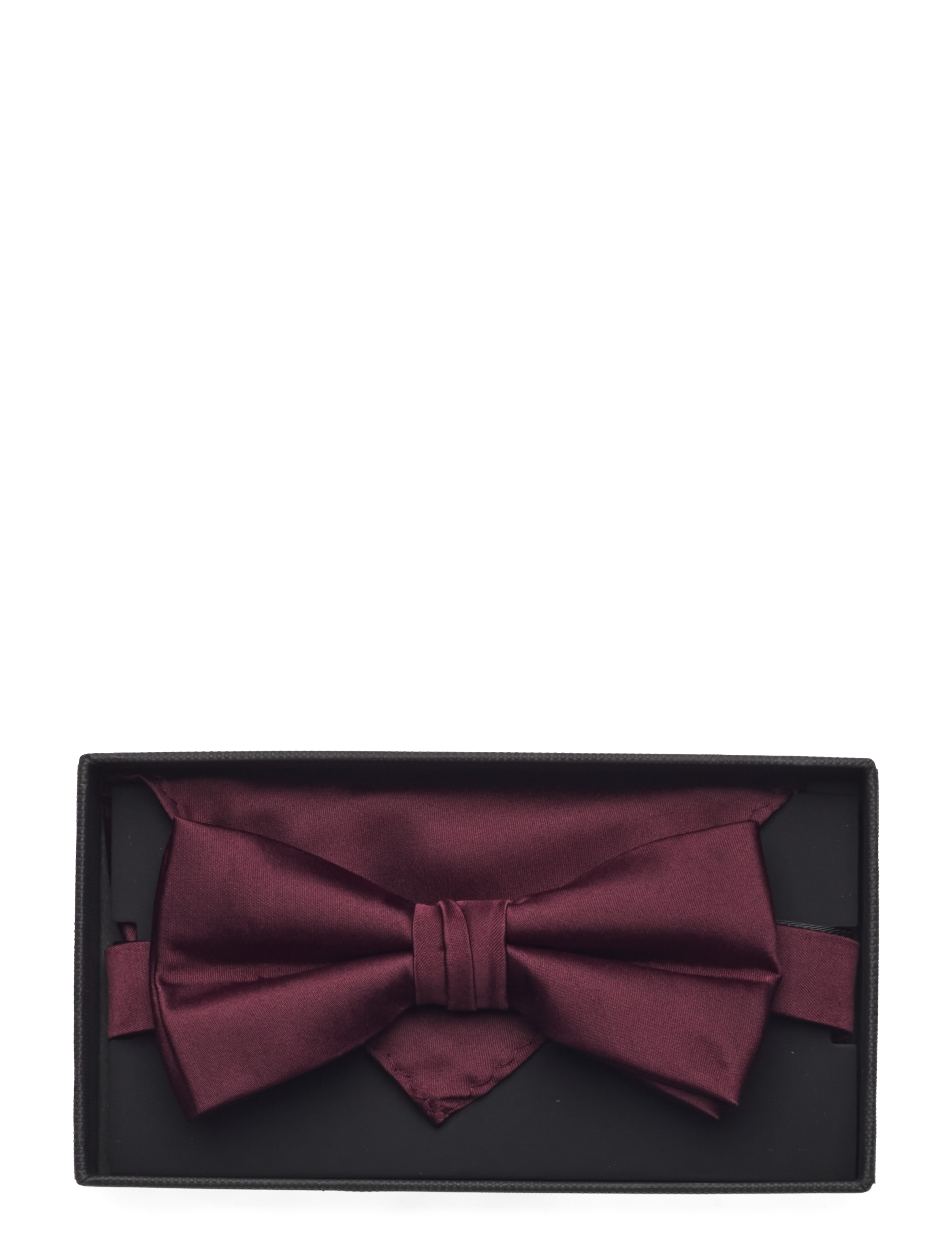 Lindbergh Black Polyester bow tie - Krawatten & Accessoires - BORDEAUX / burgundy