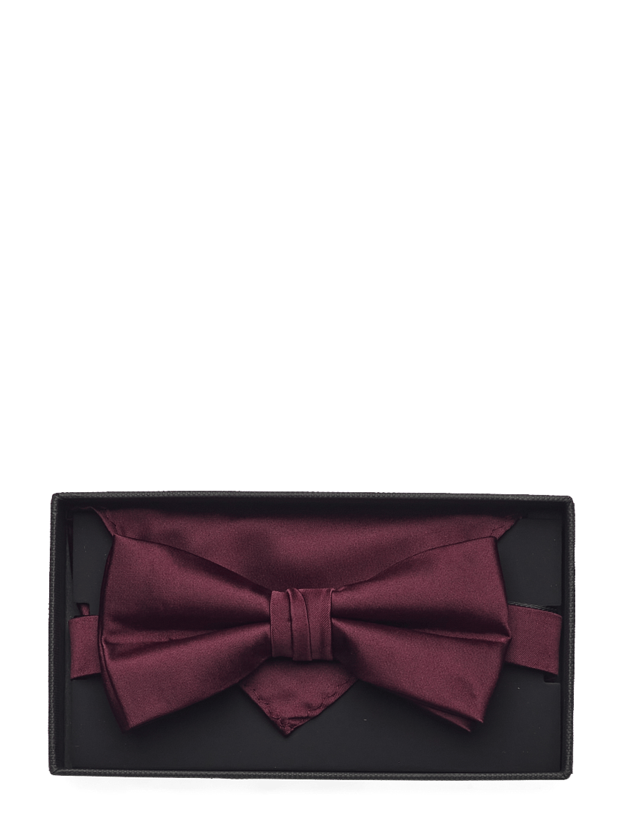 Lindbergh Black - Polyester bow tie - bow ties - bordeaux - 0