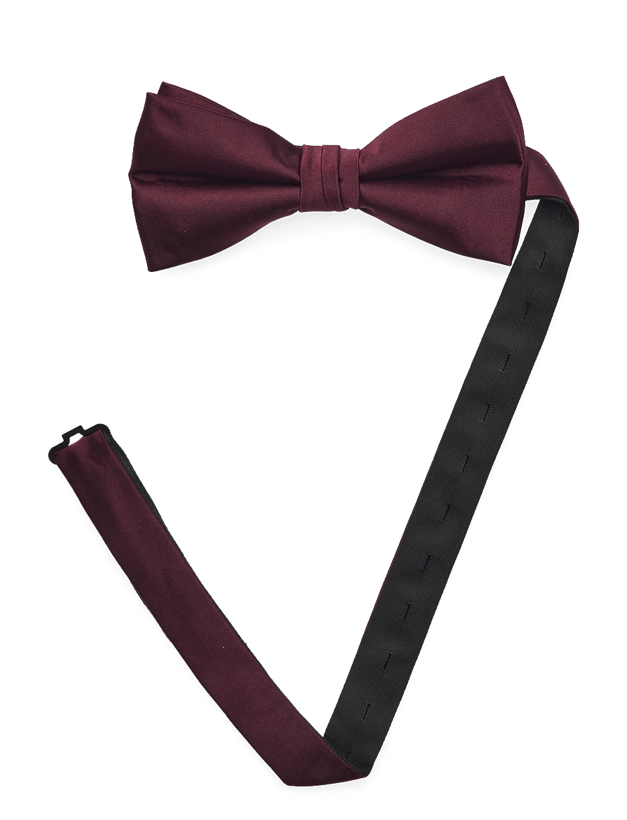Lindbergh Black - Polyester bow tie - bow ties - bordeaux - 3
