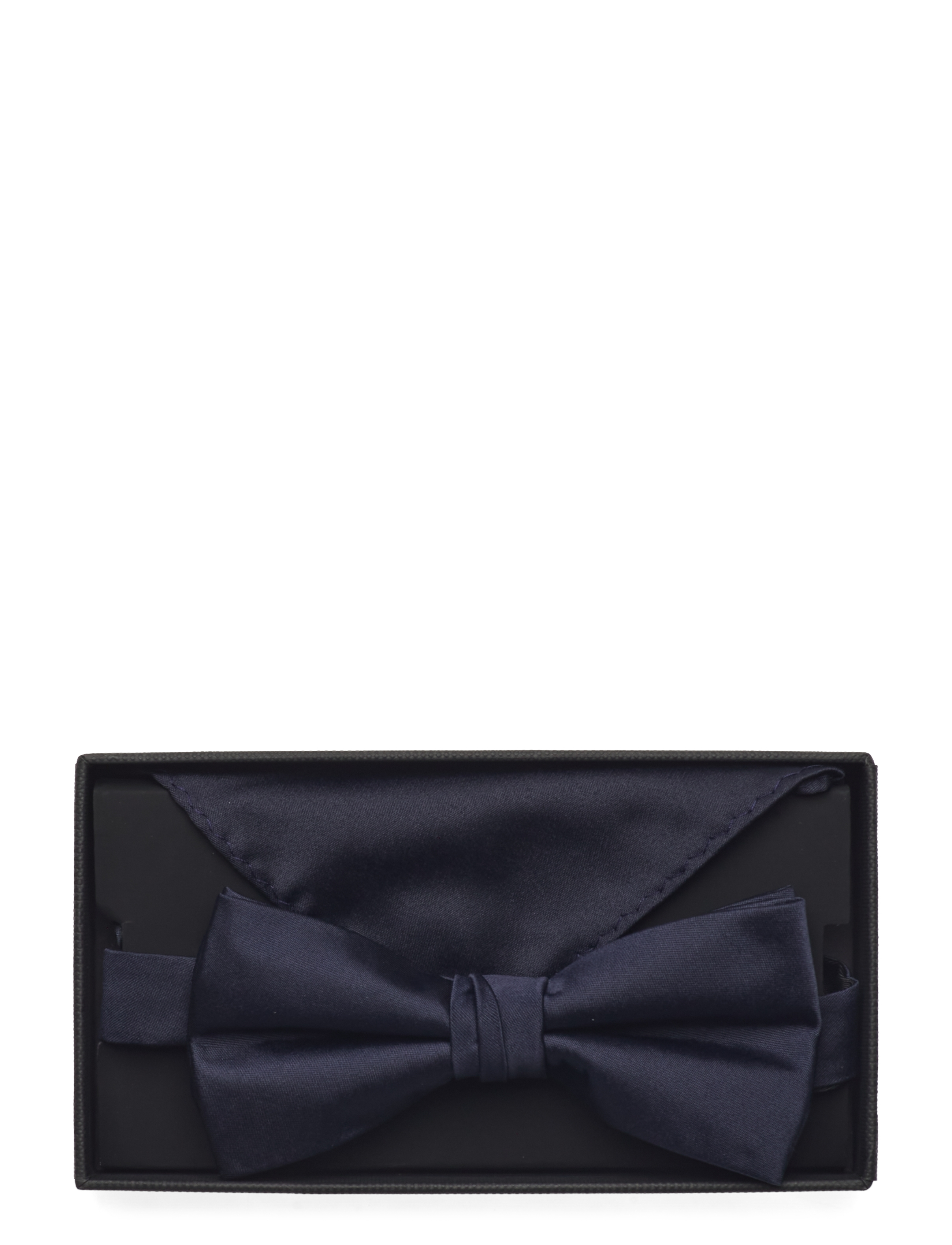 Lindbergh Black Polyester Bow Tie, One Size, Accessories, Marineblau - Ties, Männerswear