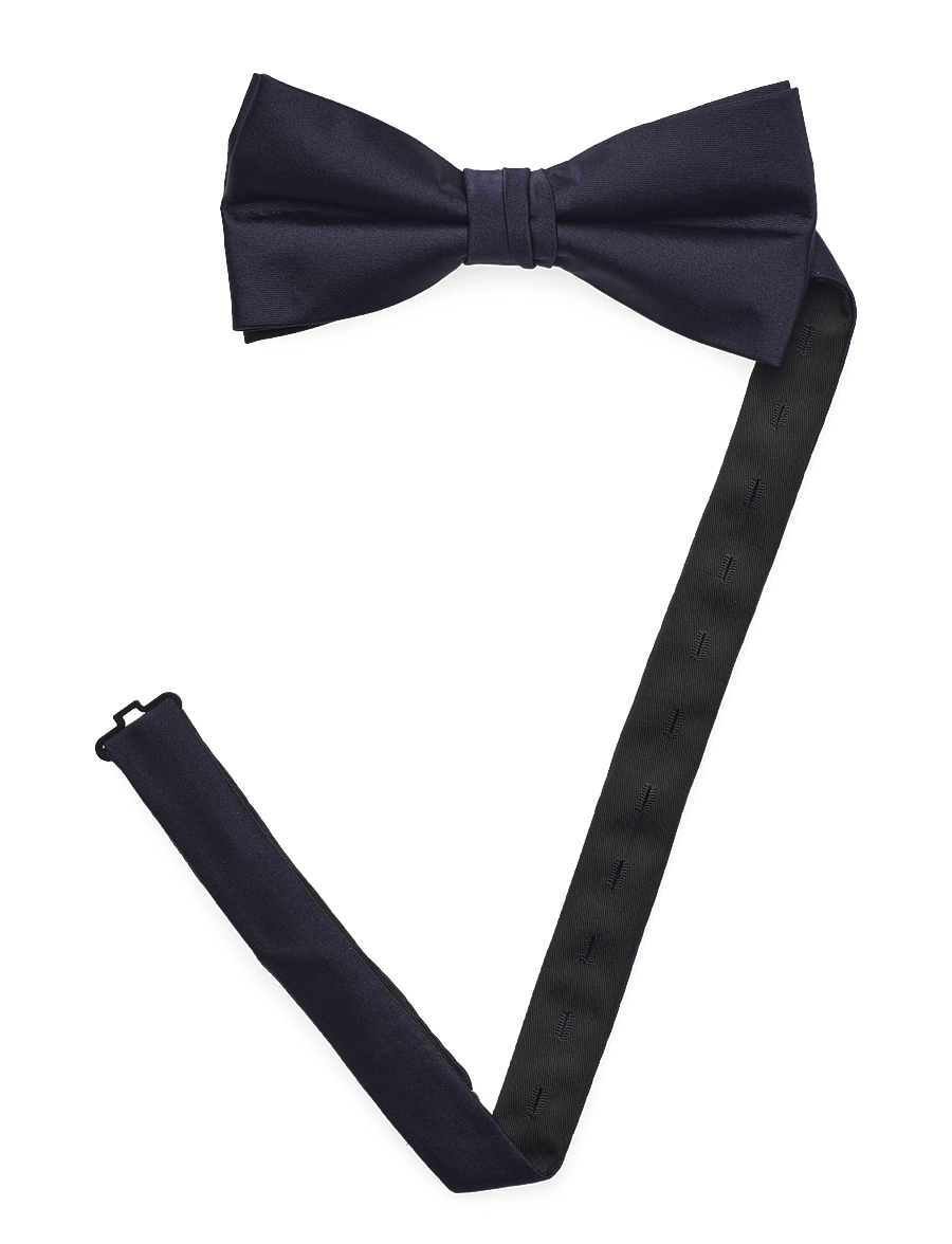 Lindbergh Black - Polyester bow tie - bow ties - navy - 3
