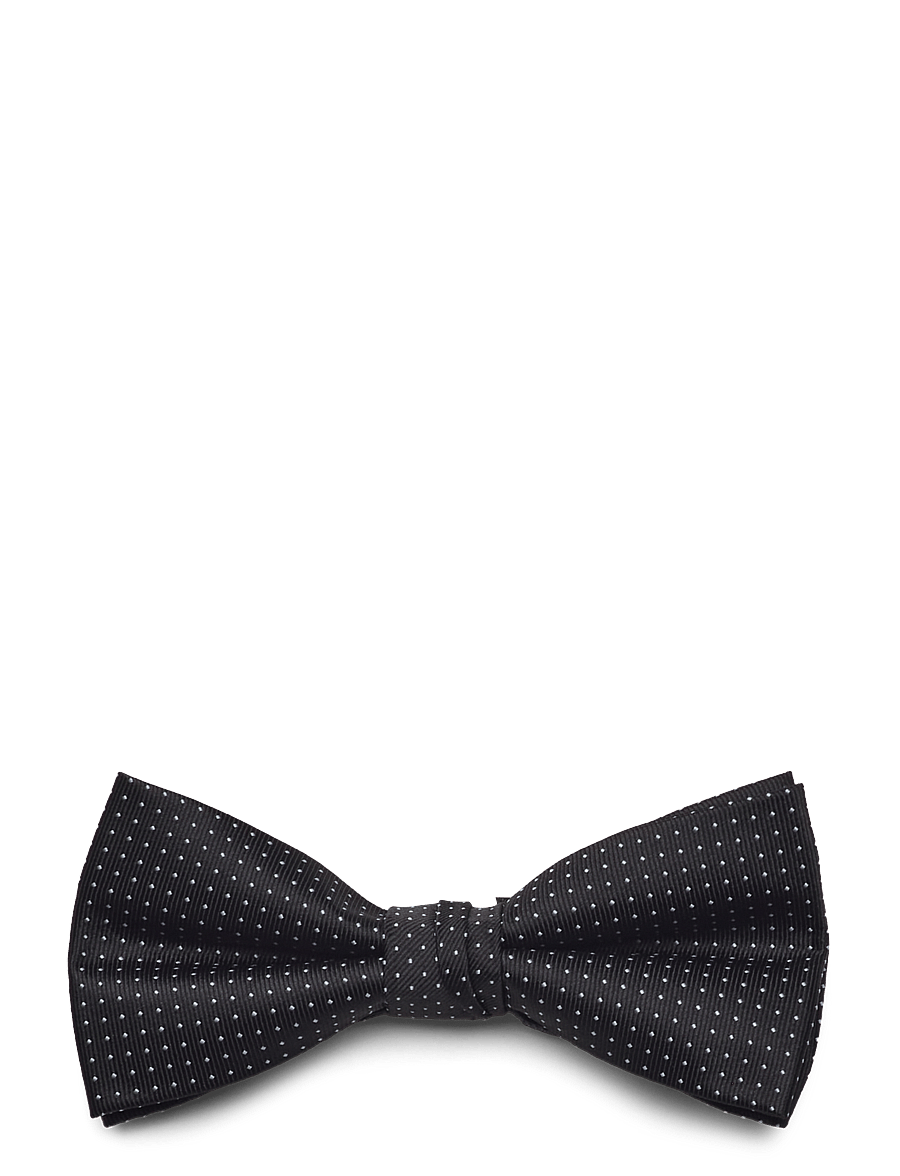 Lindbergh Black - Polyester bow tie with dotsPolyester bow tie with dots - fliegen - black - 2