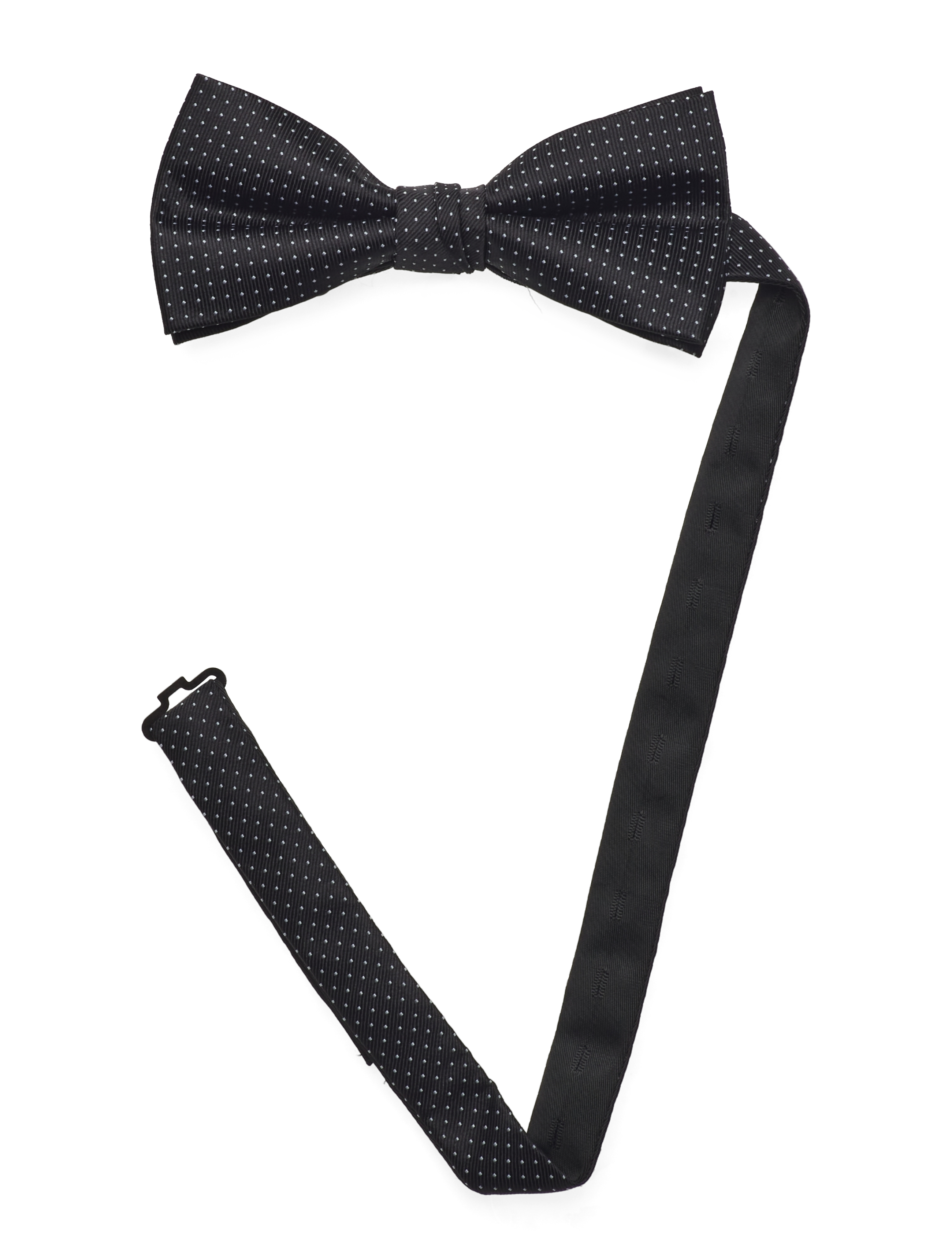 Lindbergh Black - Polyester bow tie with dotsPolyester bow tie with dots - kikilipsud - black - 3