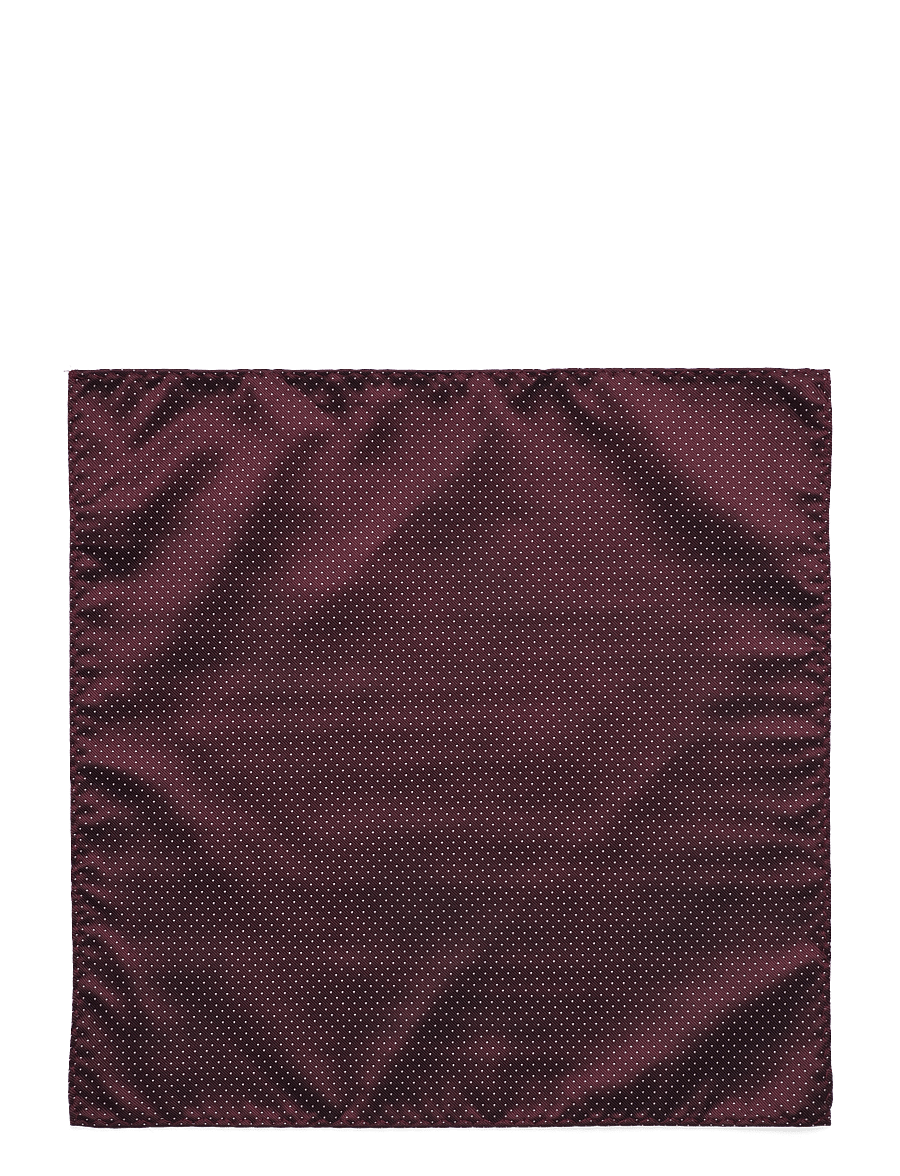 Lindbergh Black - Polyester bow tie with dotsPolyester bow tie with dots - fliegen - bordeaux - 1