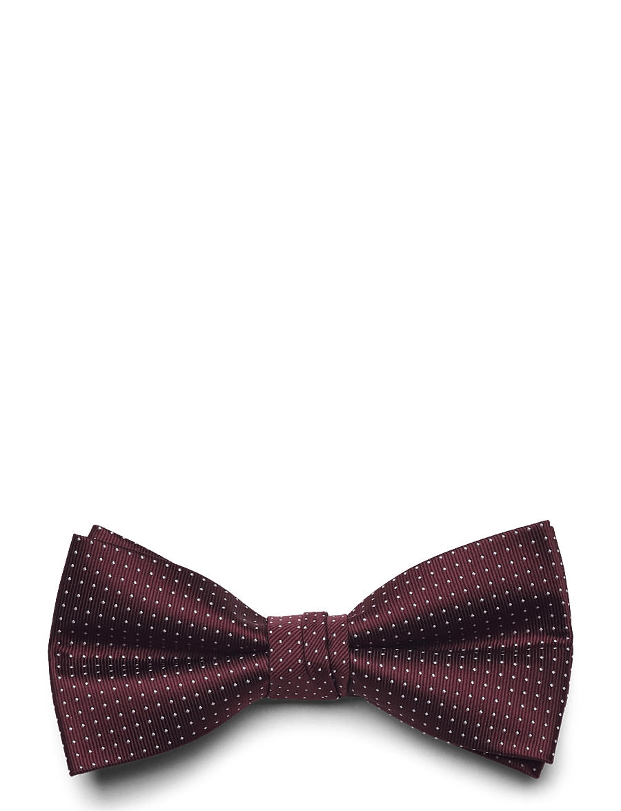 Lindbergh Black - Polyester bow tie with dotsPolyester bow tie with dots - fliegen - bordeaux - 2