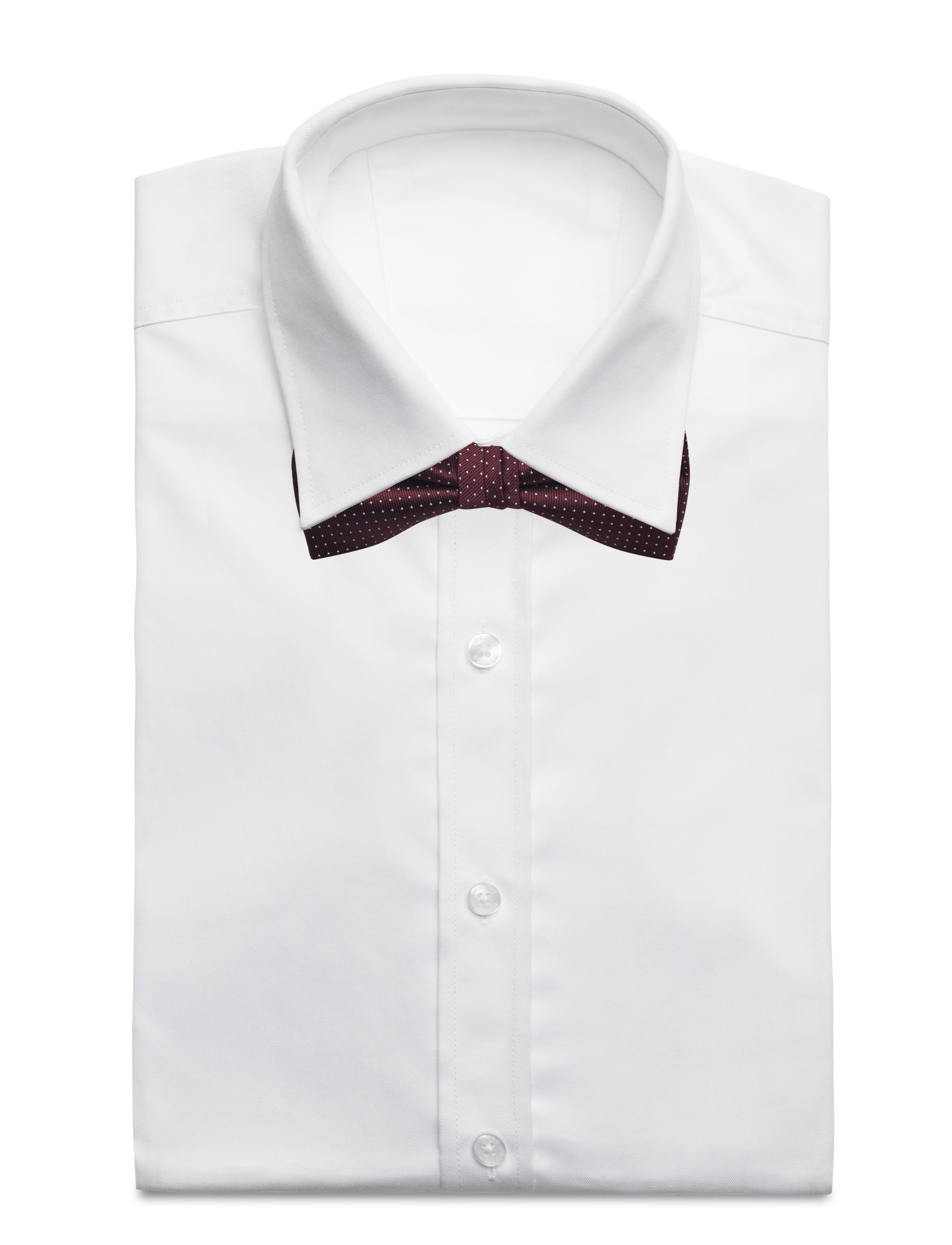 Lindbergh Black - Polyester bow tie with dotsPolyester bow tie with dots - die niedrigsten preise - bordeaux - 4