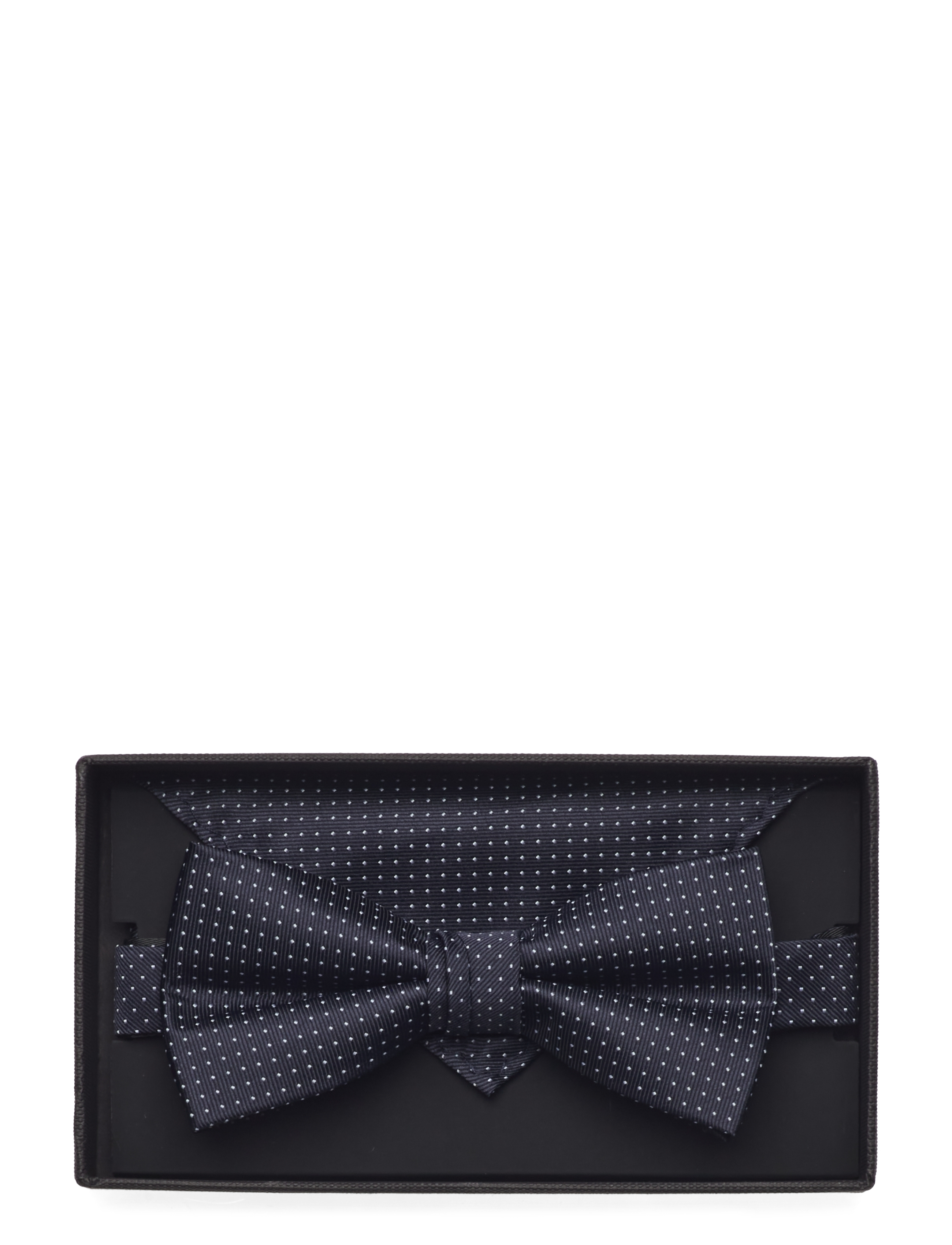 LINDBERGH Schwarz Polyester Bow Tie With Dotspolyester Bow Tie With Dots Navy - One Size - Herren