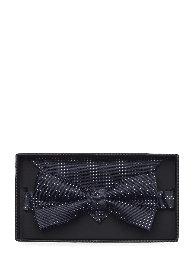Lindbergh Black - Polyester bow tie with dotsPolyester bow tie with dots - fliegen - navy - 0