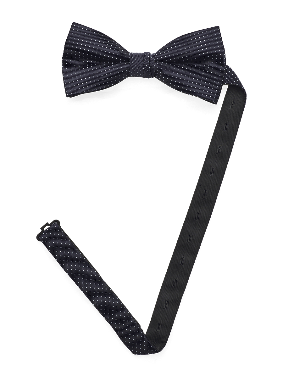 Lindbergh Black - Polyester bow tie with dotsPolyester bow tie with dots - fliegen - navy - 3