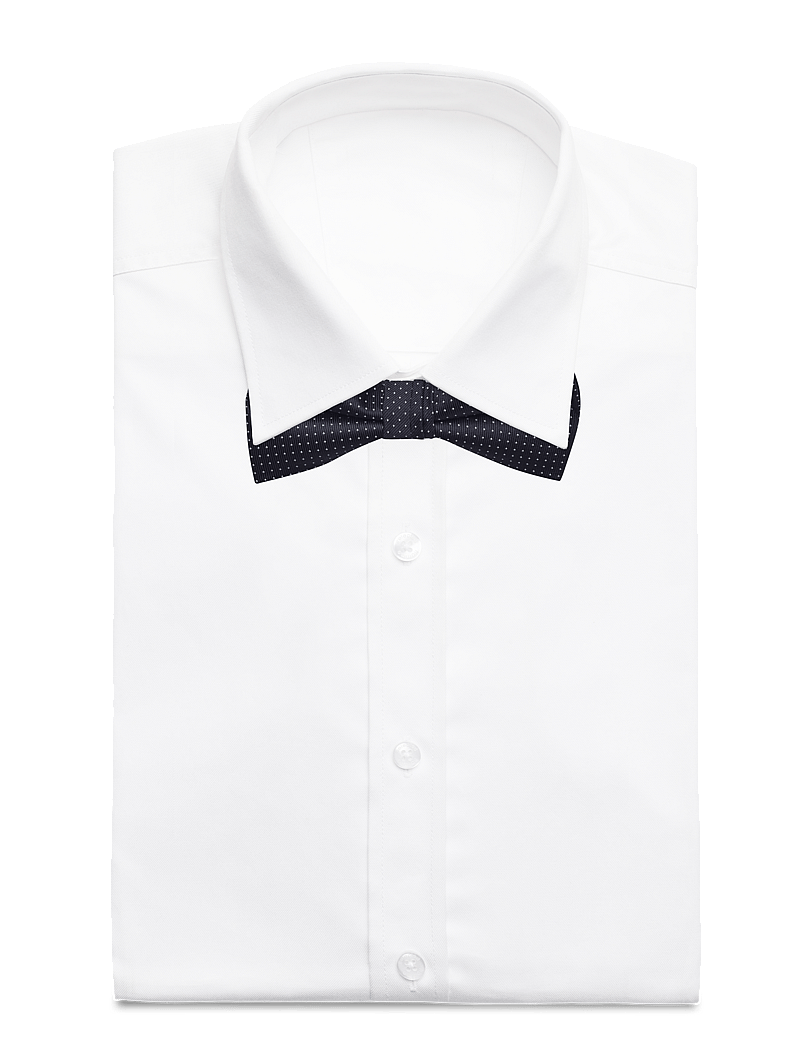 Lindbergh Black - Polyester bow tie with dotsPolyester bow tie with dots - fliegen - navy - 4