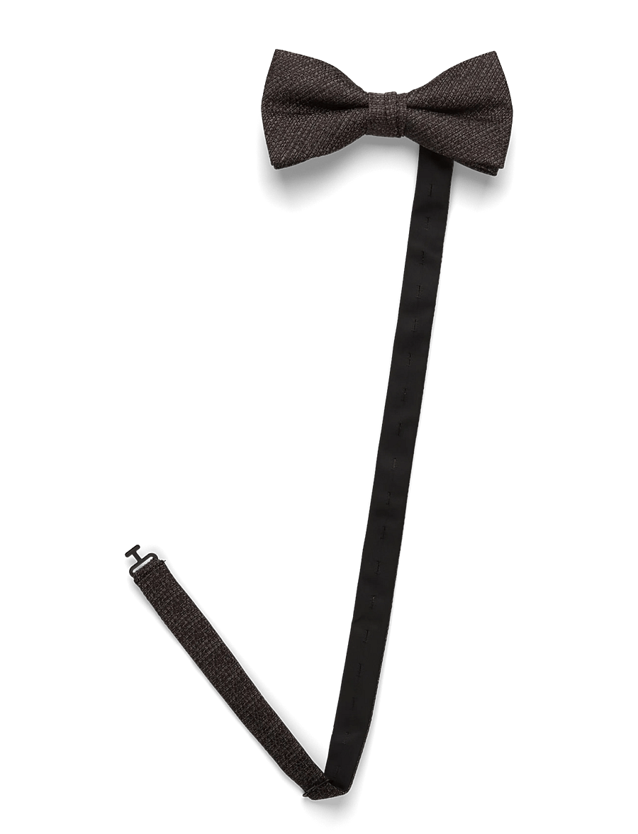 Lindbergh Black - Structured bow tie - flugor - brown - 1
