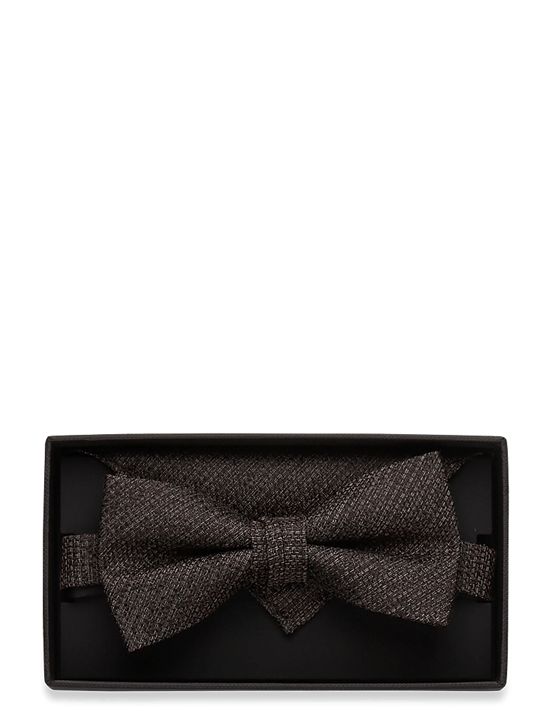 Lindbergh Black - Structured bow tie - fliegen - brown - 4