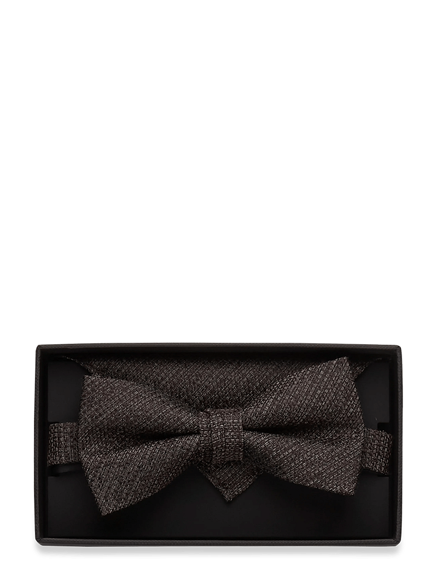 Lindbergh Black - Structured bow tie - flugor - brown - 4
