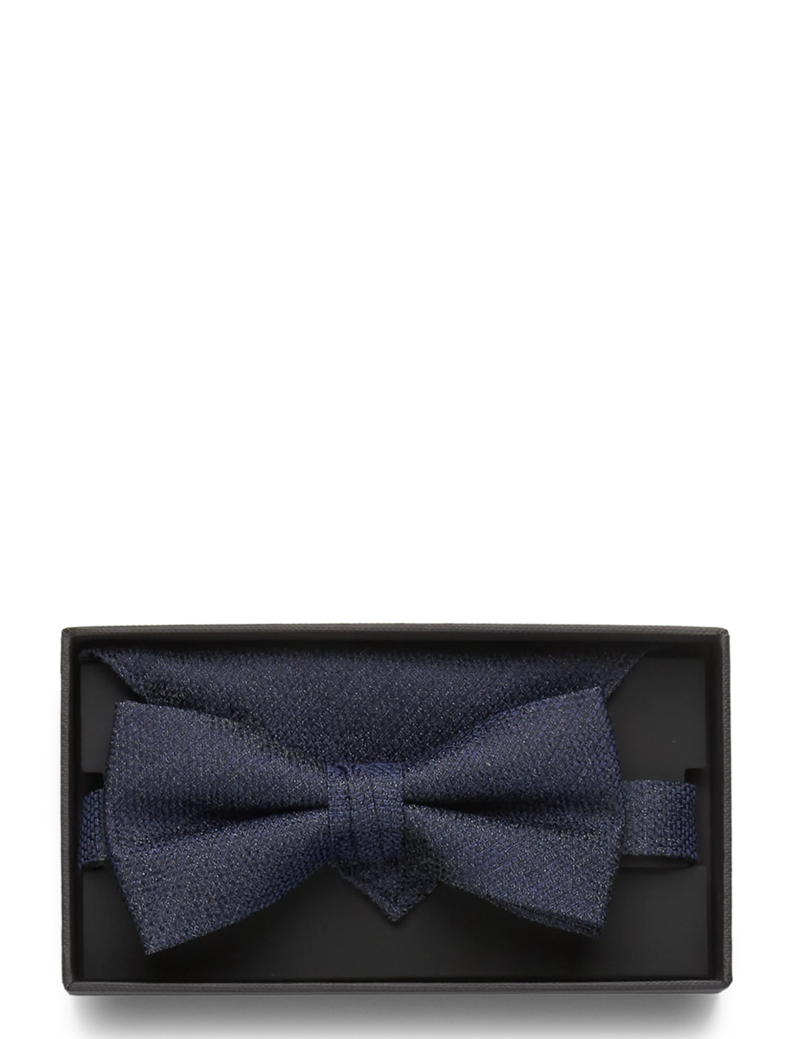 Lindbergh Black Structured bow tie - Krawatten & Accessoires - NAVY / blue