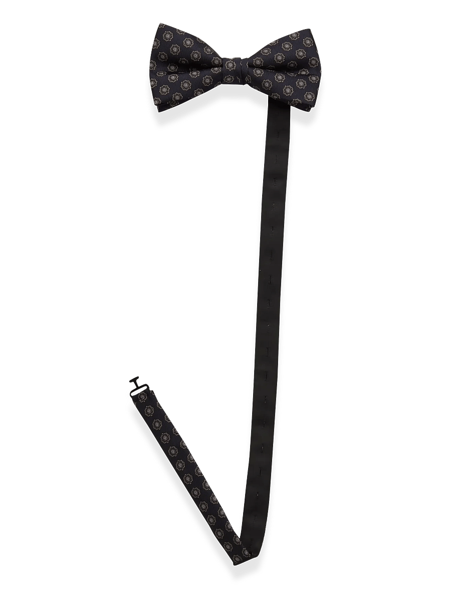 Lindbergh Black - Bow tie with pattern - kikilipsud - navy - 1