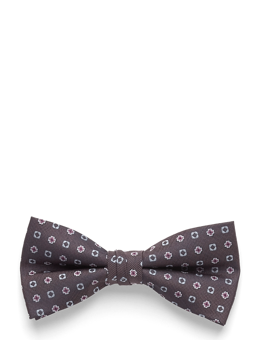 Lindbergh Black - Mini pattern bow tie - kikilipsud - brown - 0
