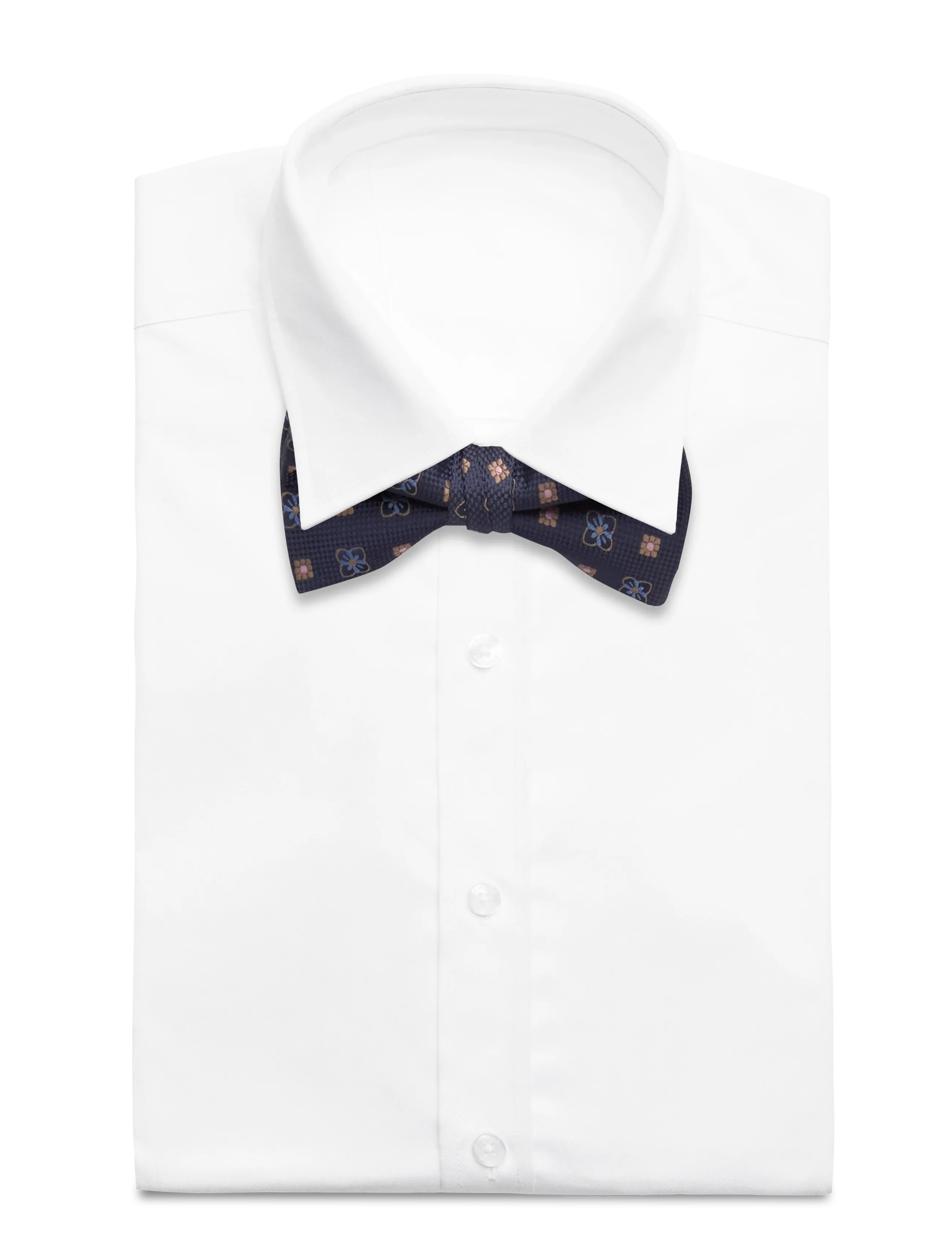 Lindbergh Black - Flower pattern bow tie - die niedrigsten preise - navy - 2