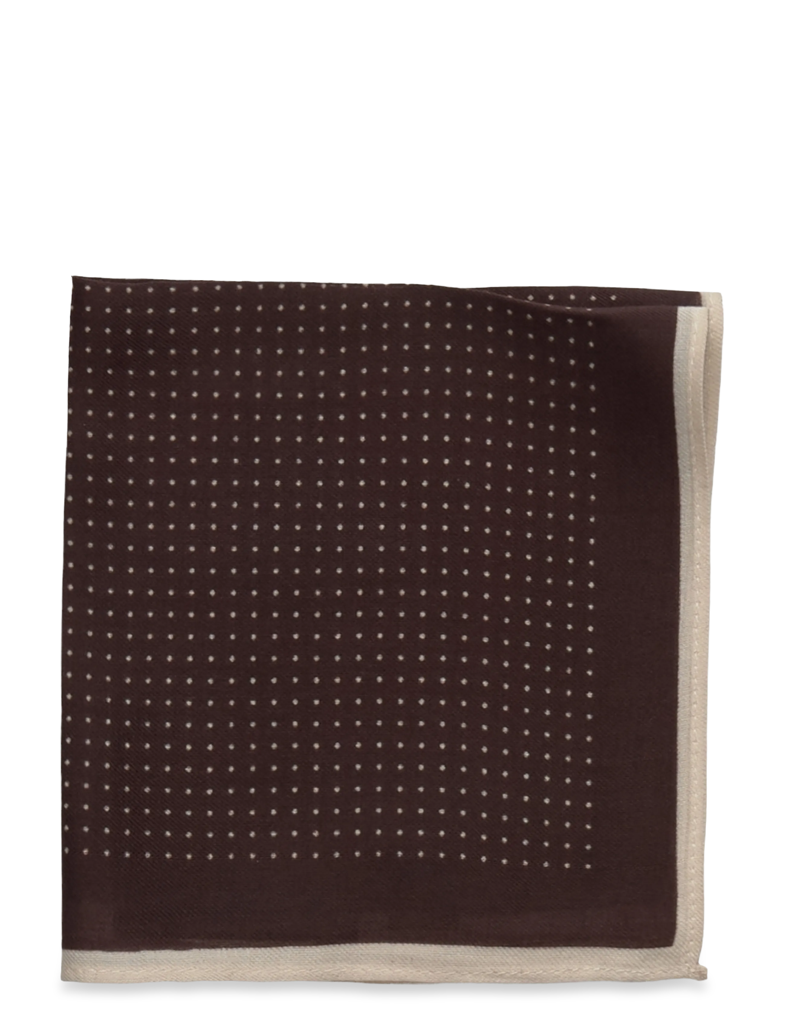 Lindbergh Black Hankie With Dots, Mænd, Prikket Lommetørklæde, Brun, Str: ONE SIZE