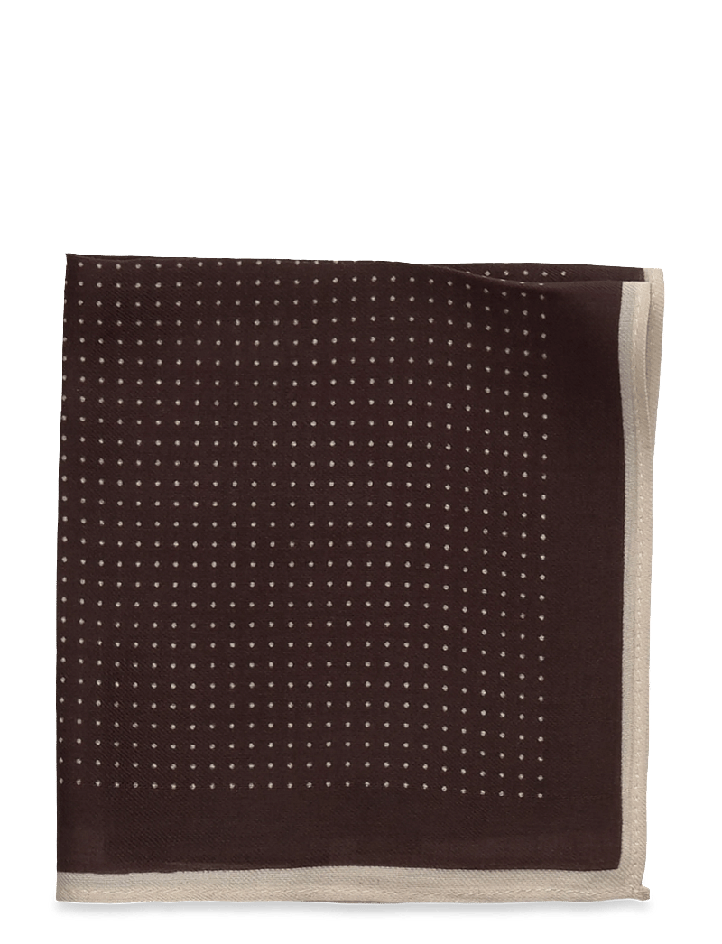 Lindbergh Black - Hankie with dots - taskuliinat - brown - 0