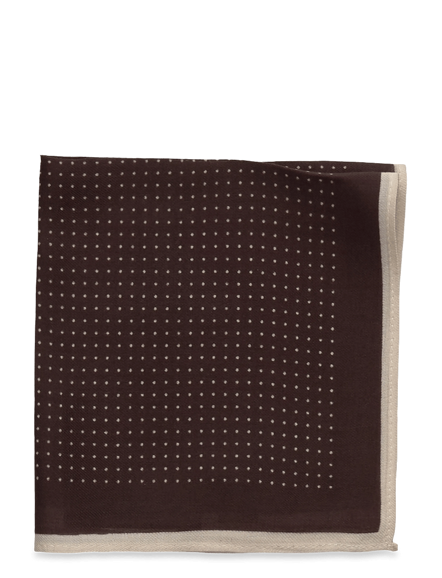 Lindbergh Black - Hankie with dots - pochettes de costume - brown - 0