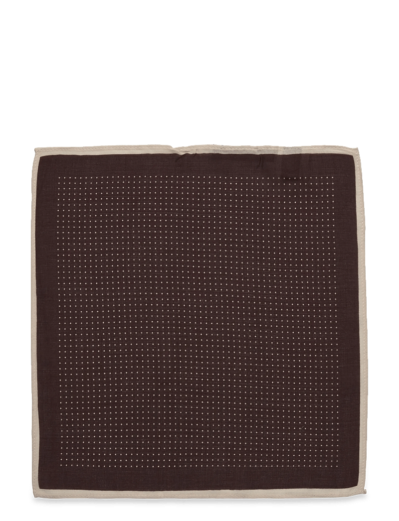 Lindbergh Black - Hankie with dots - taskuliinat - brown - 1