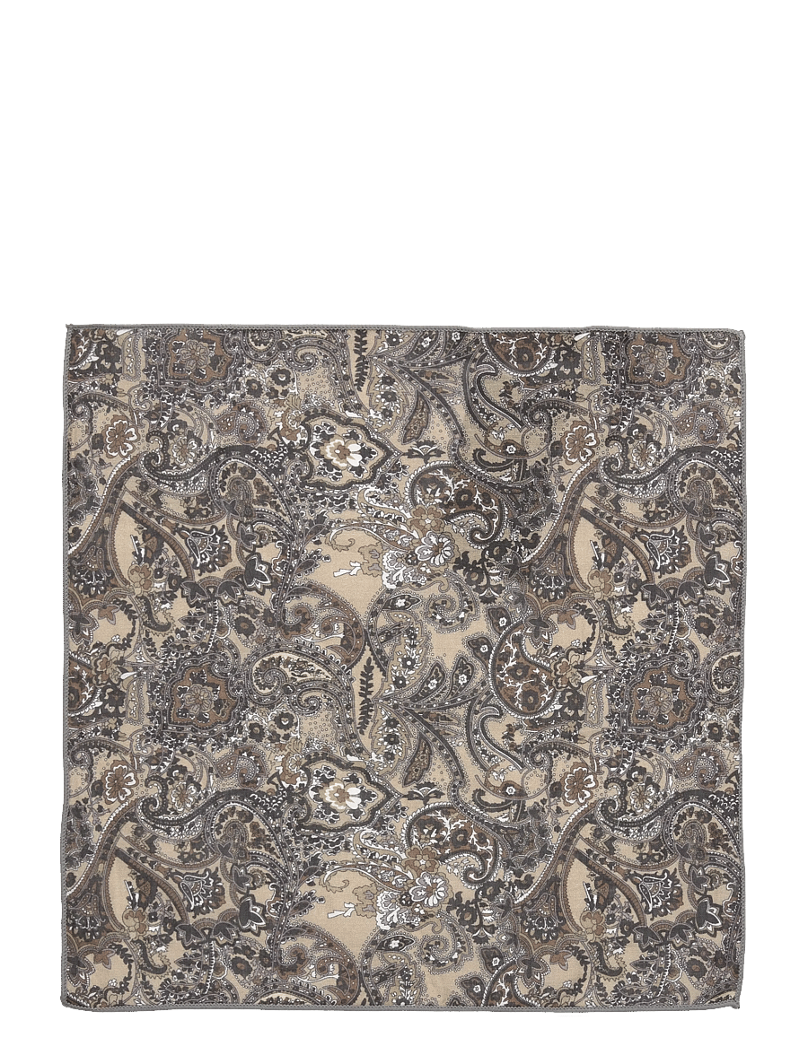 Lindbergh Black - Hankie with paisley print - einstecktücher - sand - 0