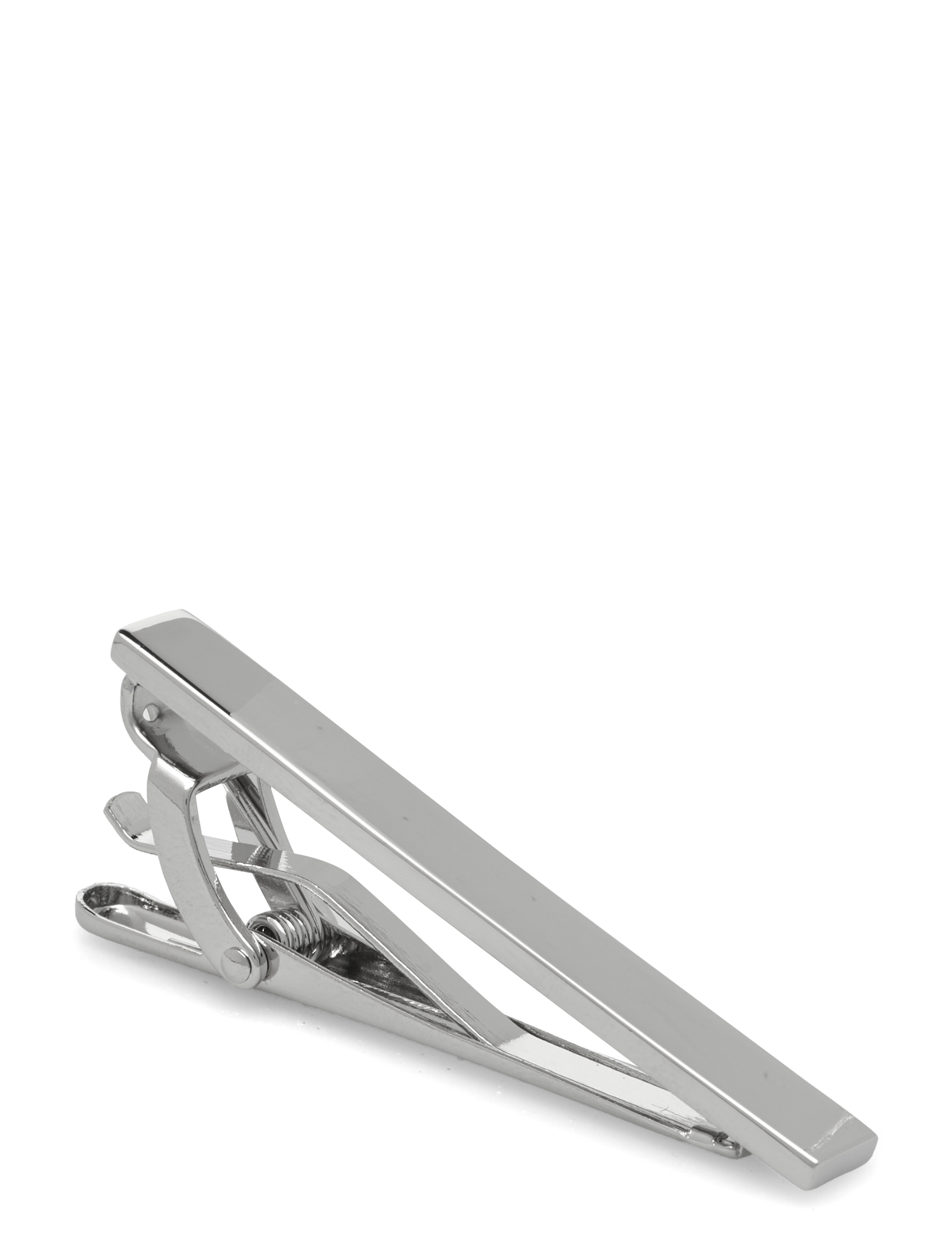 LINDBERGH Schwarz Tie Clip Kurz Silber - One Size - Herren