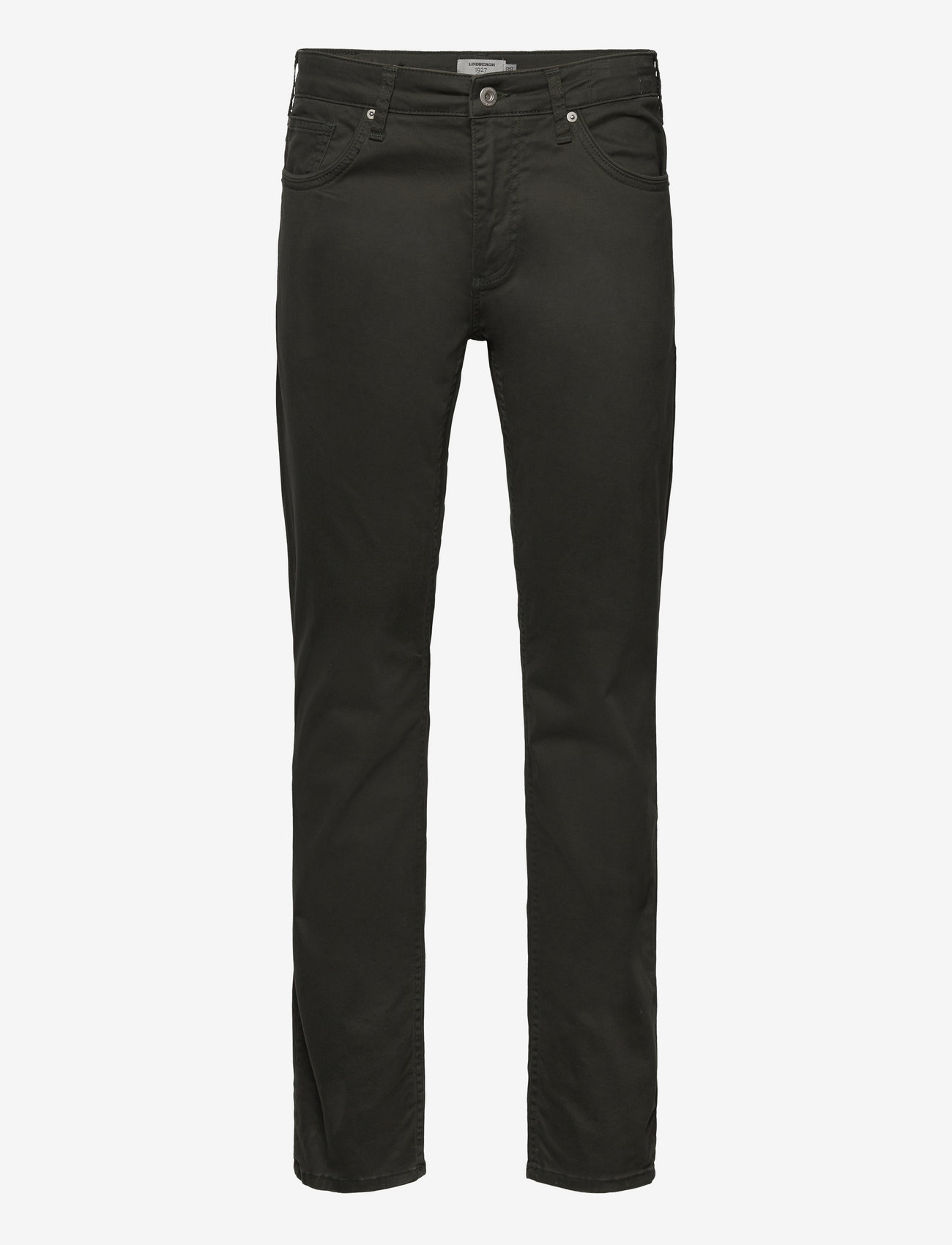 Lindbergh Black - 1927: Cashmere touch pants - tapered jeans - army - 0