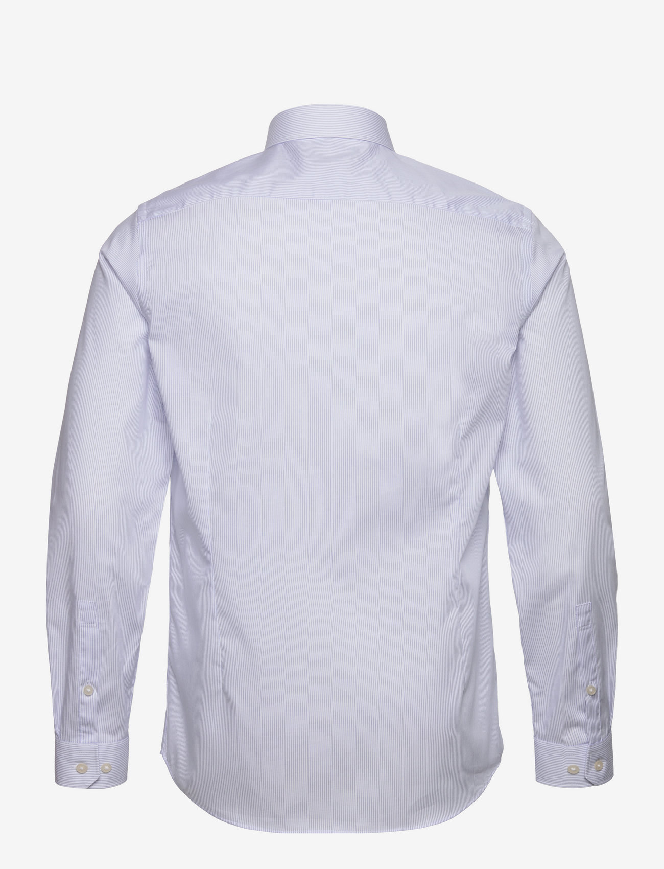 Lindbergh Black - Technical striped shirt L/S - formele overhemden - white - 1