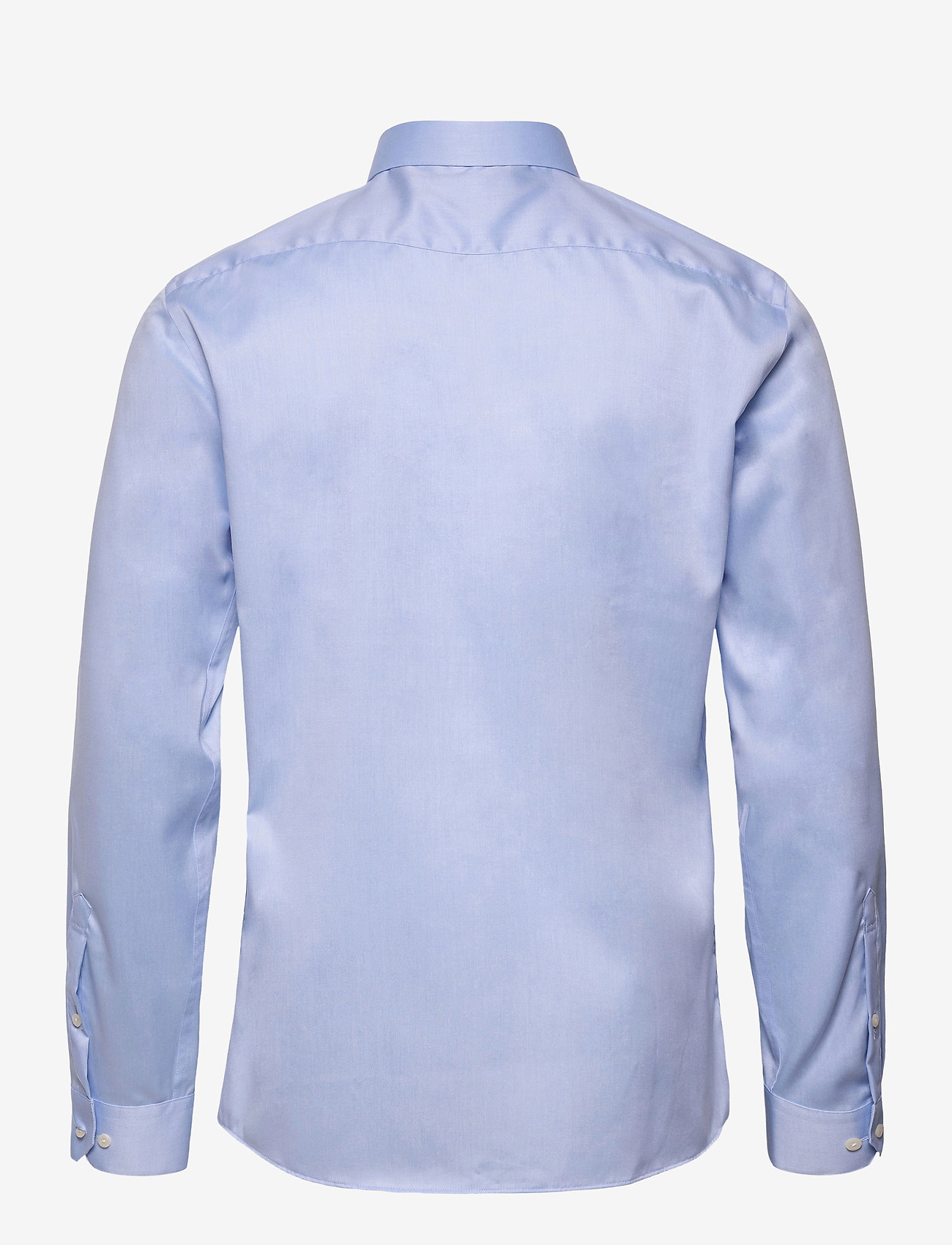Lindbergh Black - Plain fine twill shirt, WF LS - tavalised t-särgid - light blue - 1