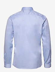 Lindbergh Black - Plain fine twill shirt, WF LS - peruskauluspaidat - light blue - 1