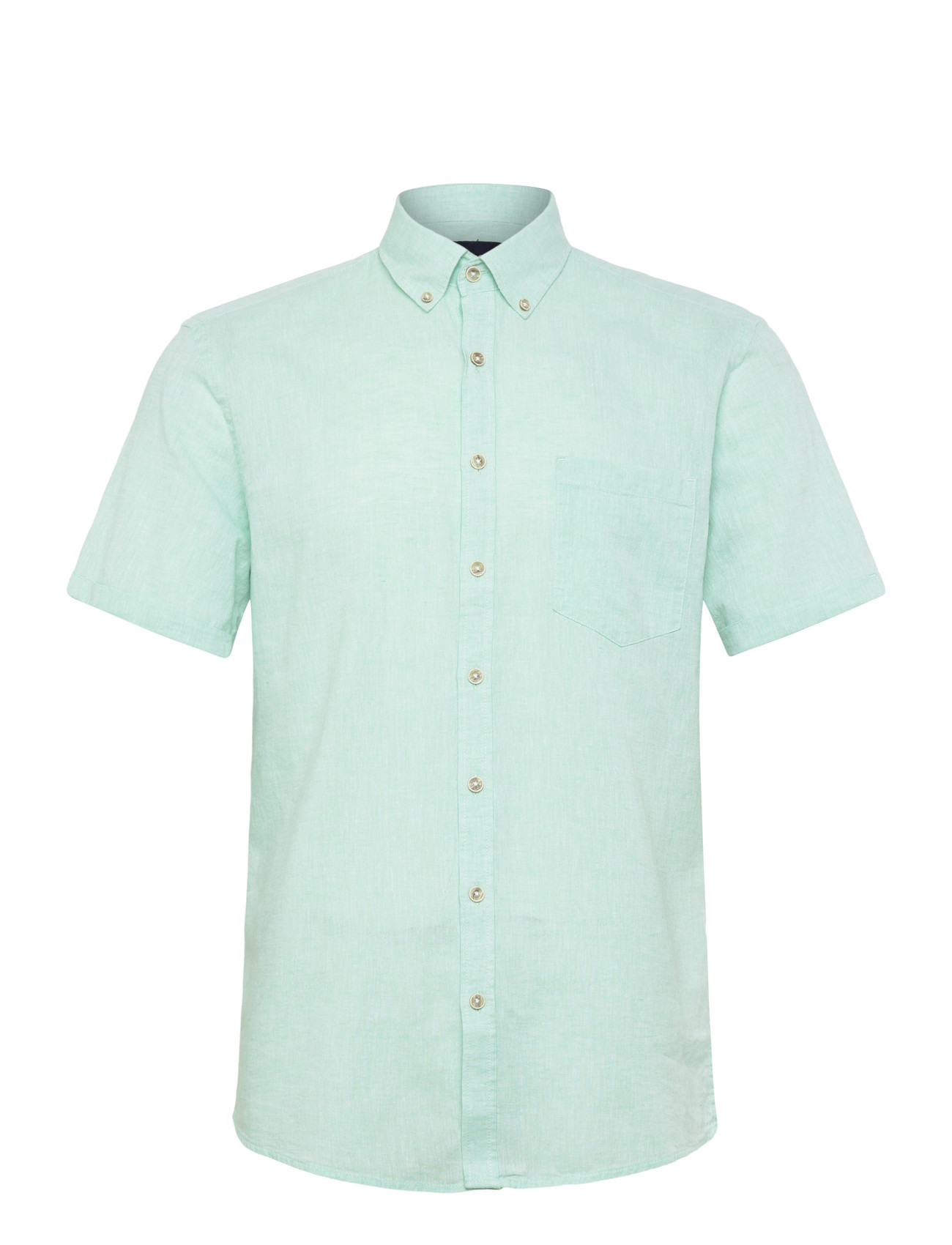 Lindbergh Cotton/Linen Shirt S/S - - S 1