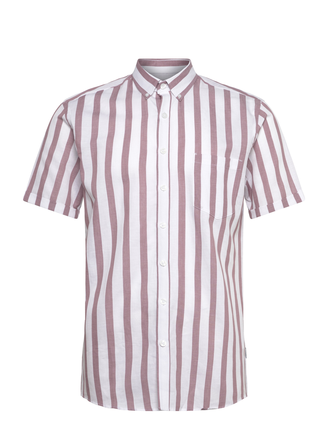 Lindbergh Striped Cotton/Linen Shirt S/Sstriped Cotton/Linen Shirt S/S - - S 1