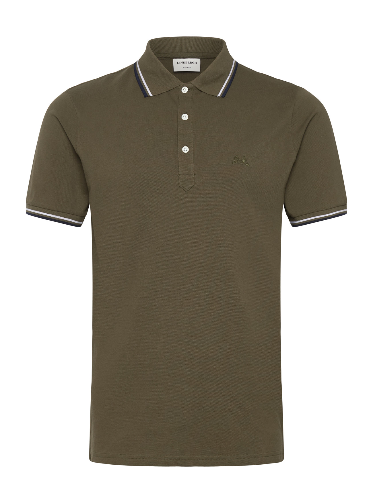 Lindbergh Polo Pique W. Contrast Piping - S 10