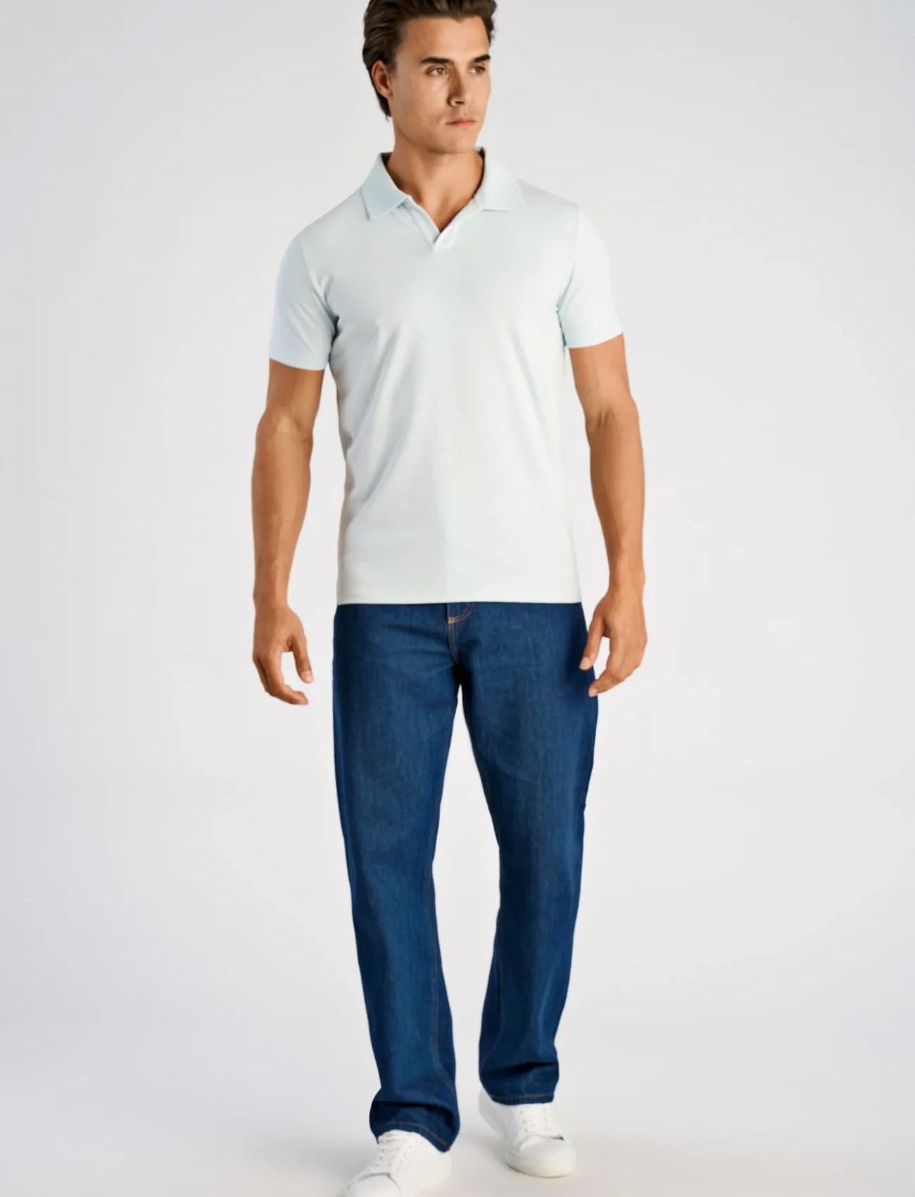 Lindbergh Stretch Polo Shirt S/S - - S 1