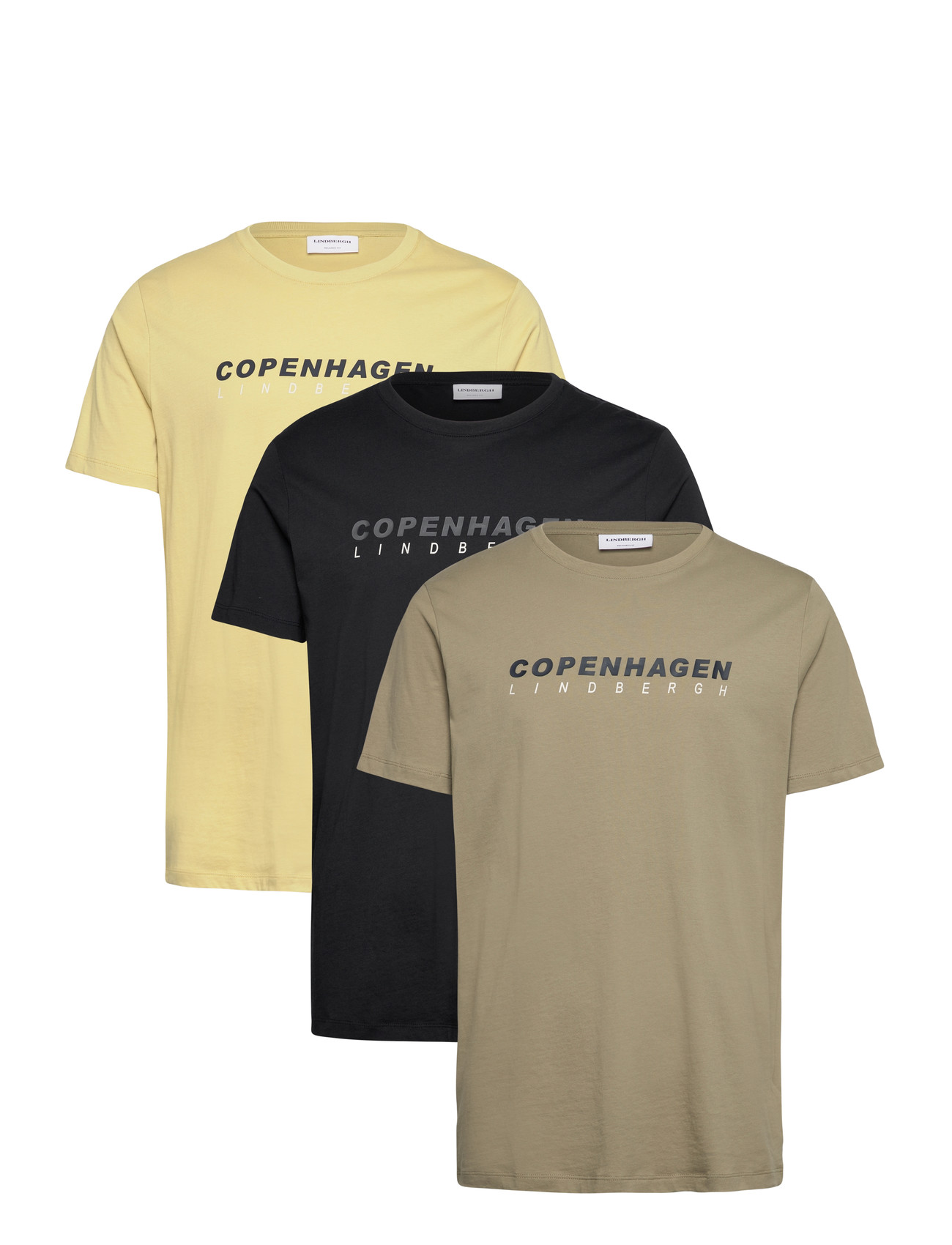 Lindbergh 3 Pack Cph Tee S/S - - S 2