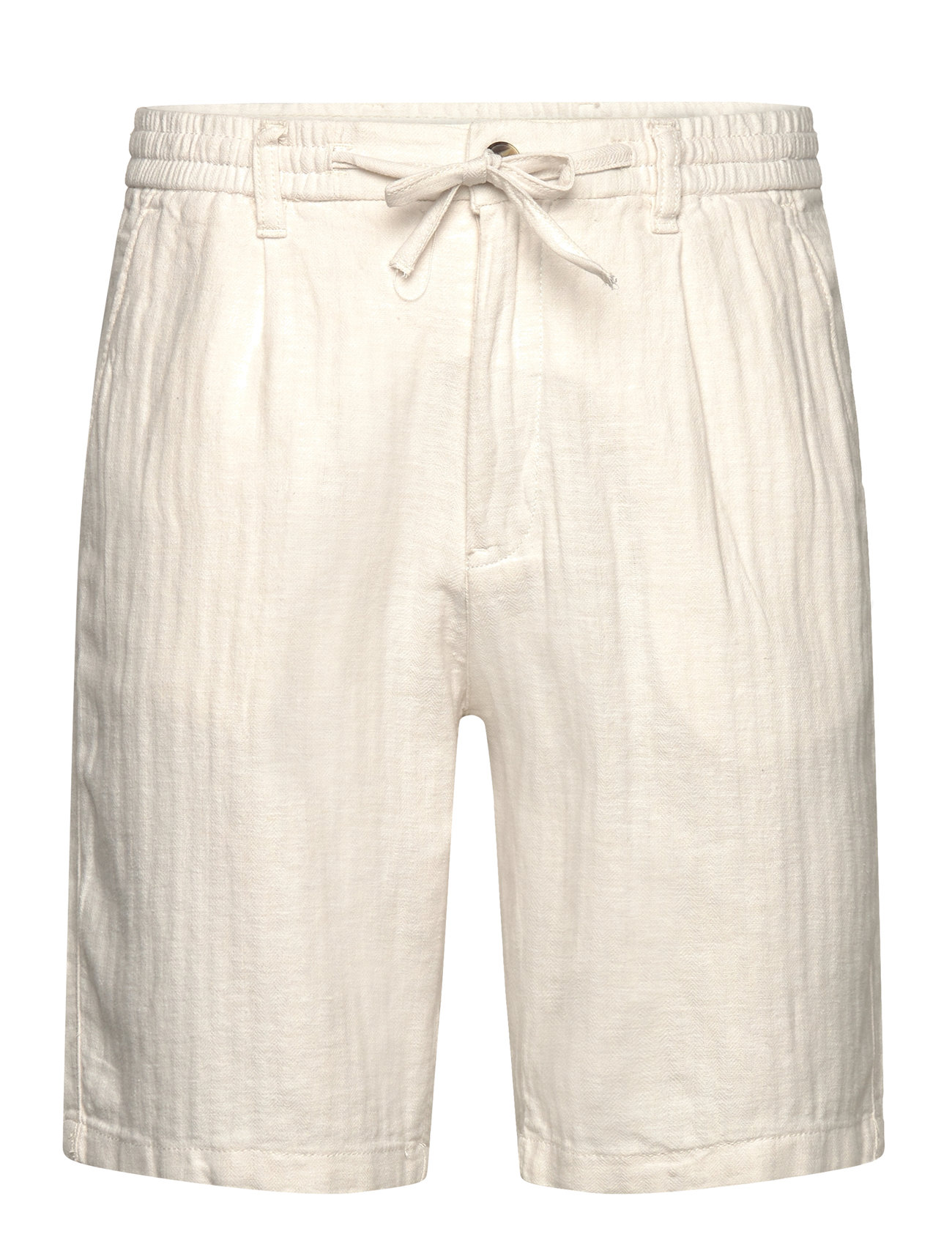 Lindbergh Linen Blend Herringbone Short - - S 1