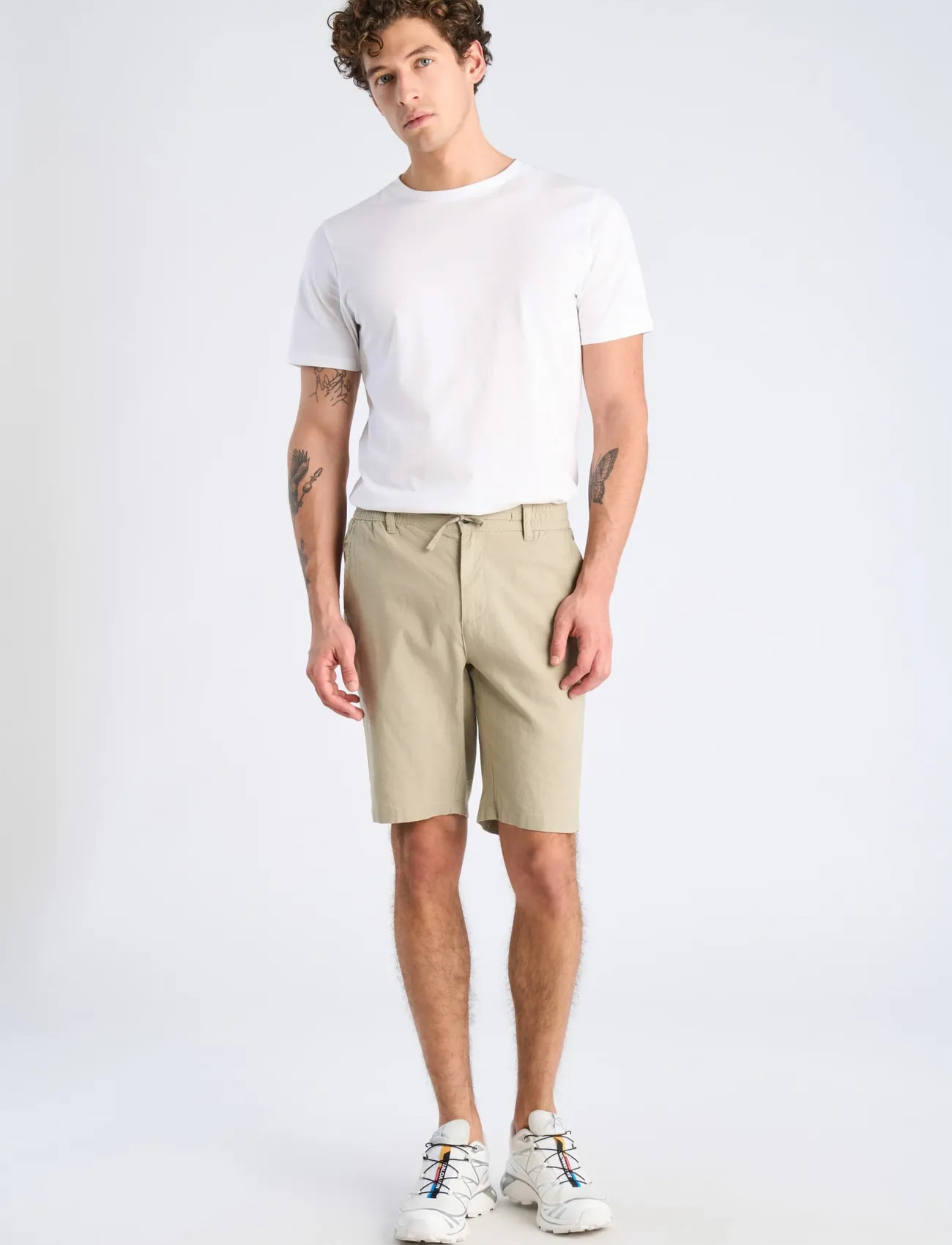 Lindbergh Linen Shorts - Black - S 2