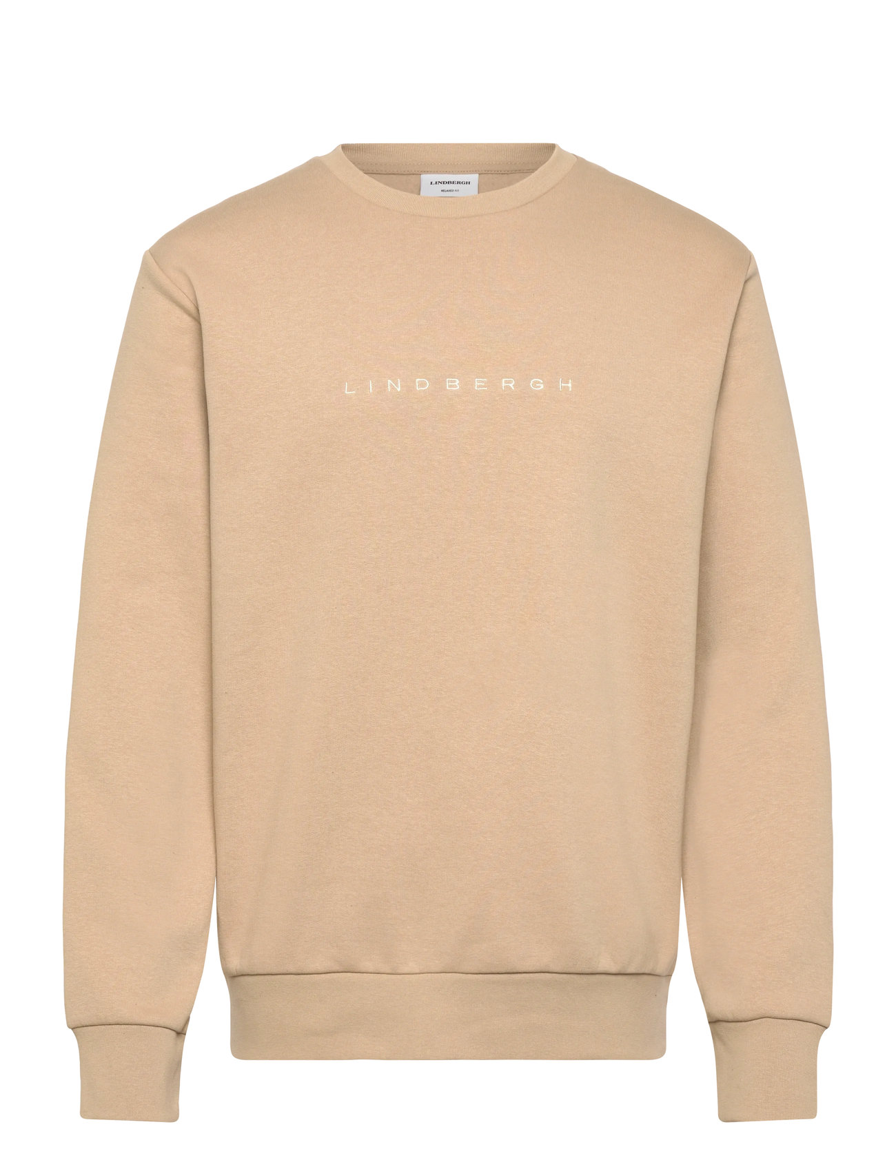 Lindbergh O-Neck Brand Carrier Sweatshirt - Navy - S 1