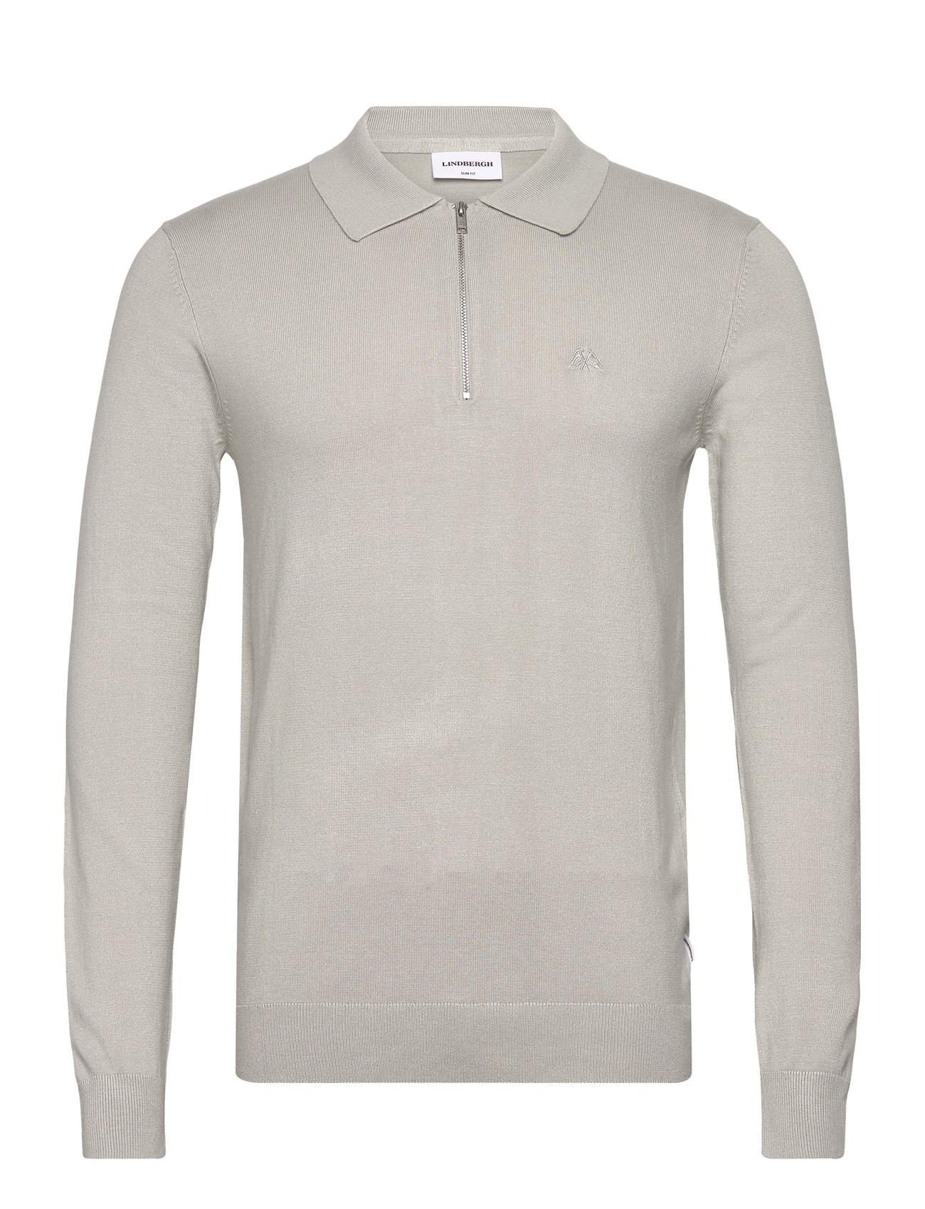 Lindbergh Ecovero L/S Zip Polo - - S 2