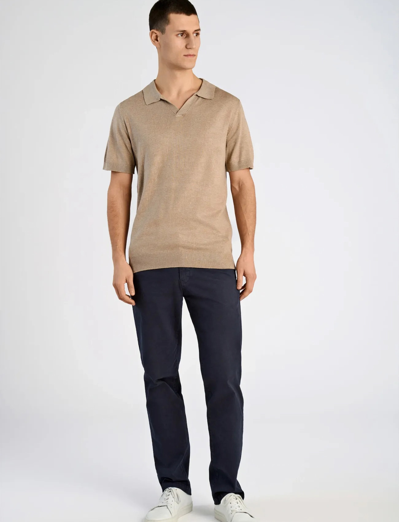Lindbergh Ecovero S/S V-Neck Polo - - S 2