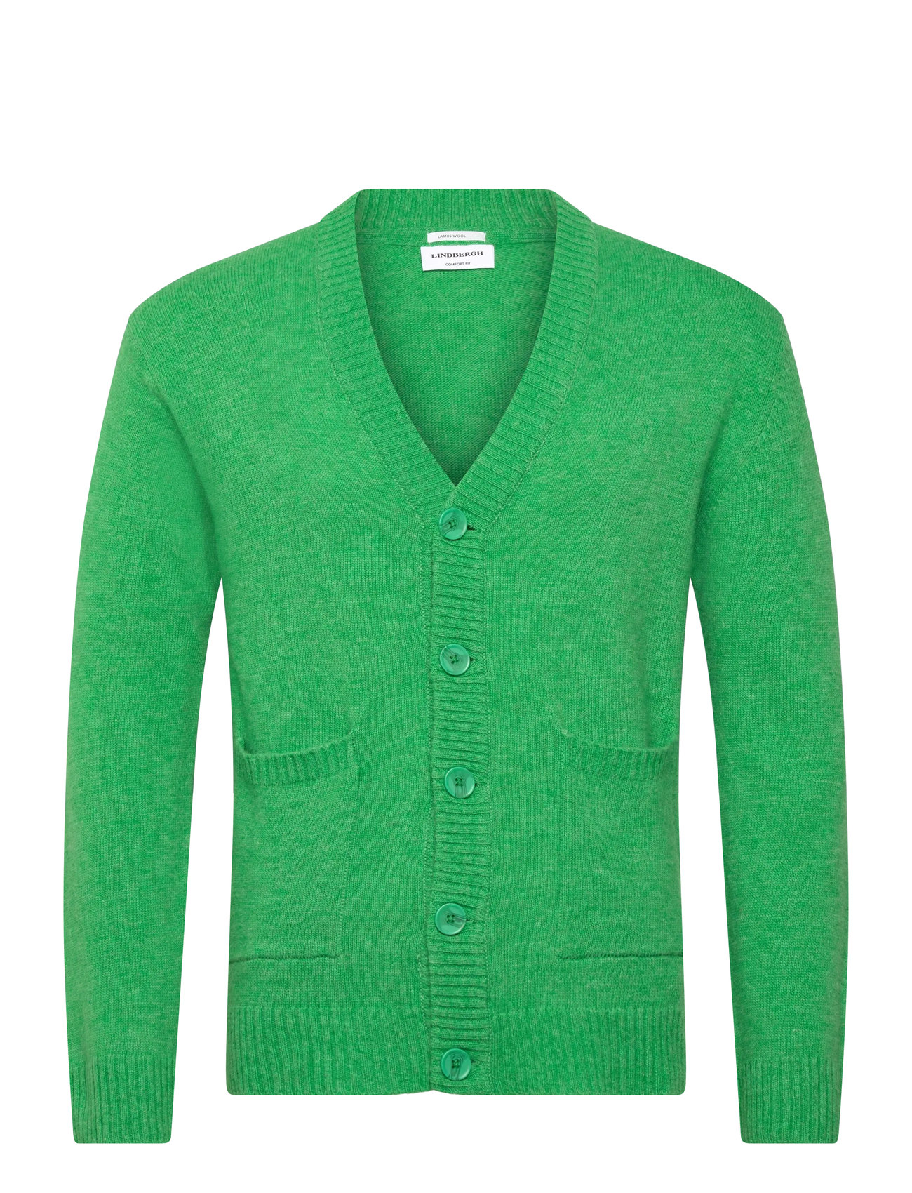 Lindbergh Lambswool Button Cardigan - - L 2