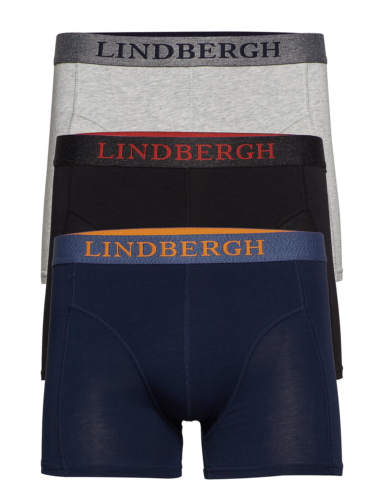 Lindbergh Bamboo Boxers 3 Pack - Blue - S