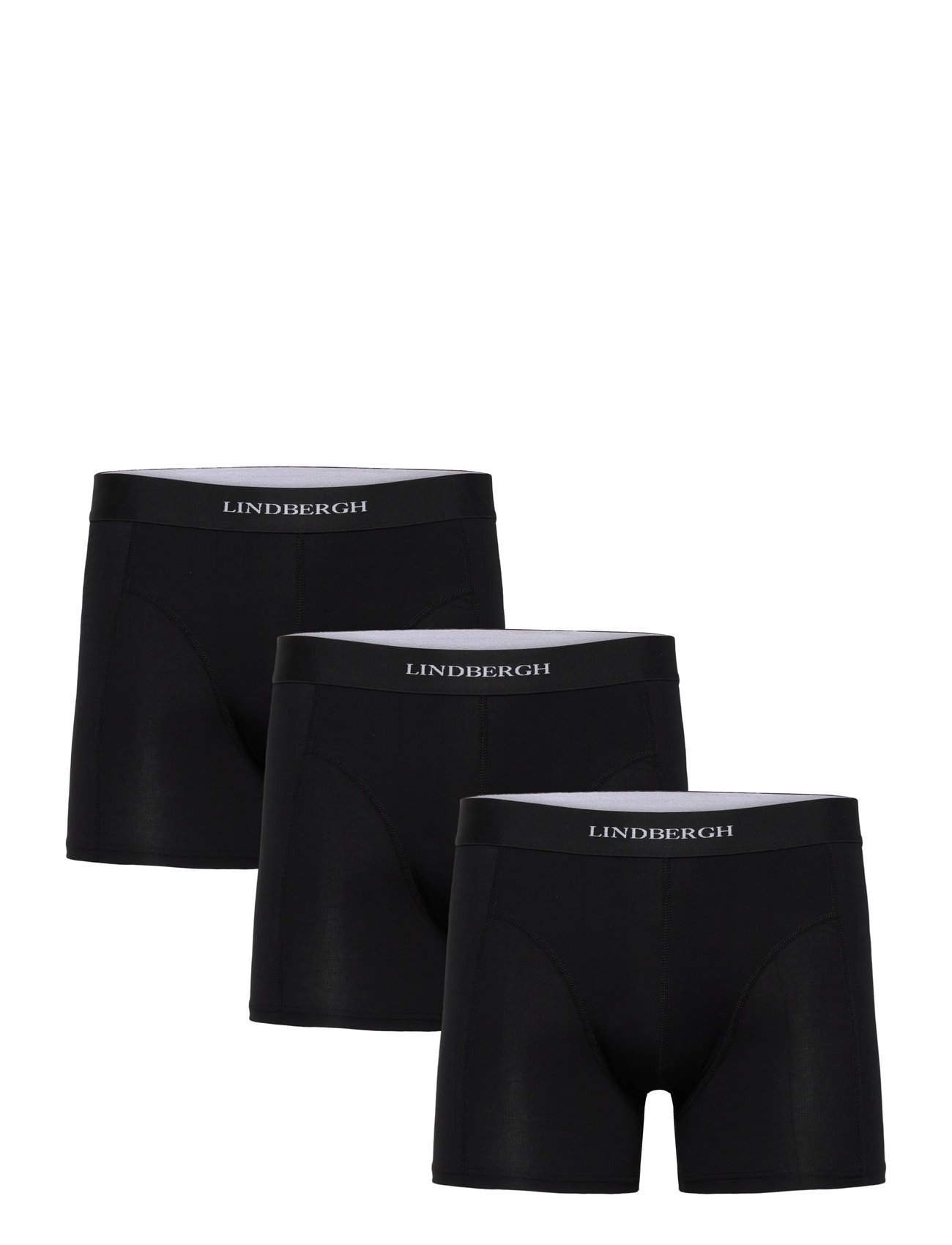 Lindbergh Modal Cotton Boxer 3-Pack - Black - S