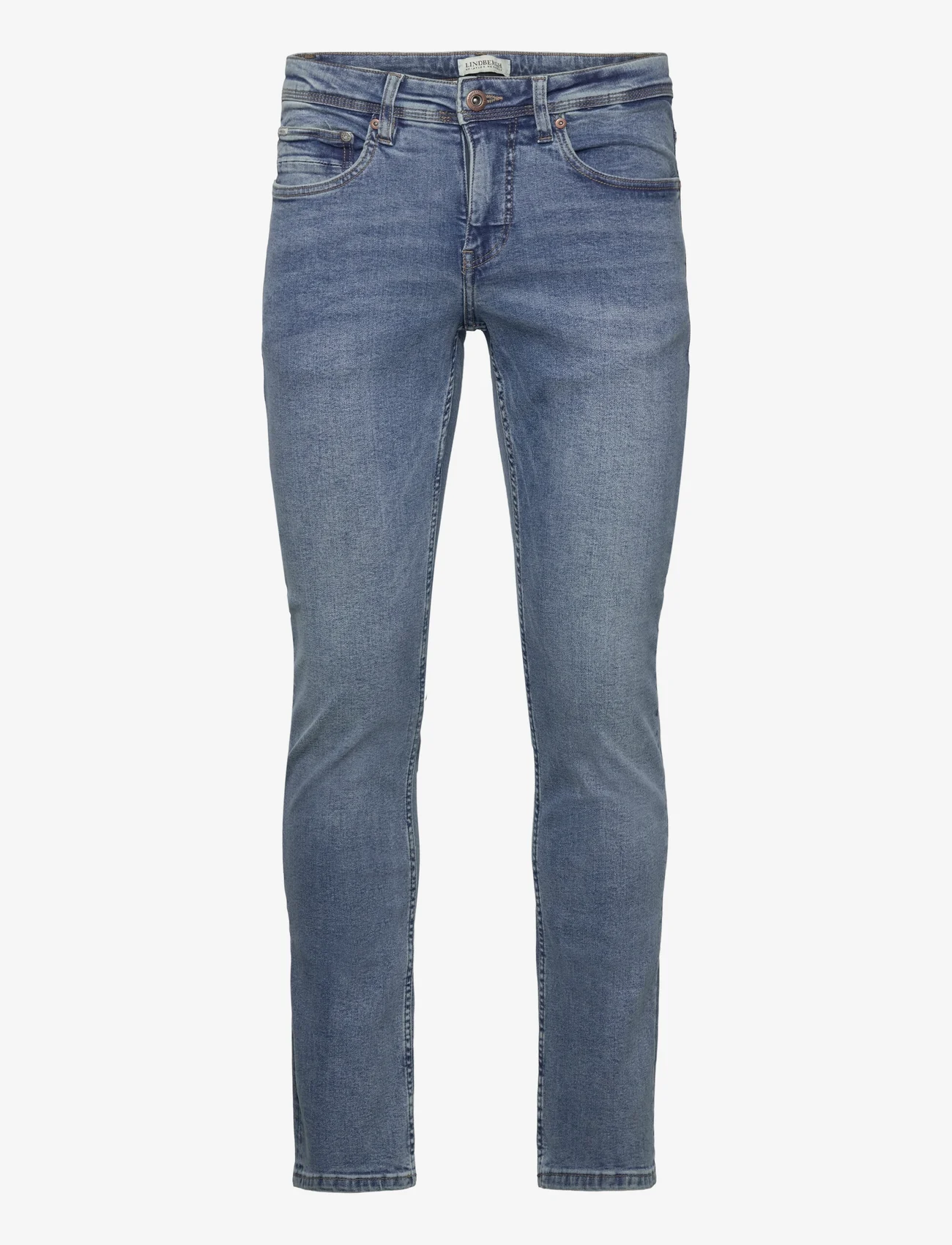 Lindbergh - Tapered Fit Superflex Jeans - slim fit jeans - medium blue - 0