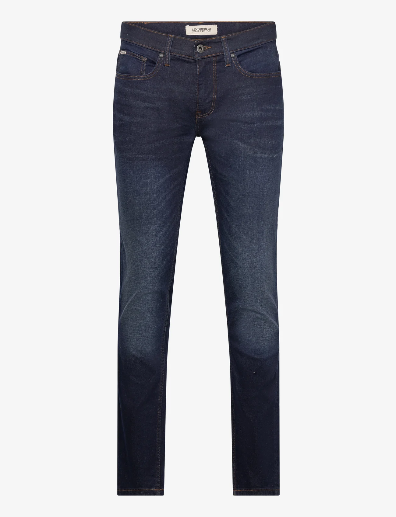 Lindbergh - Tapered Fit Superflex Jeans - slim fit -farkut - night blue - 0